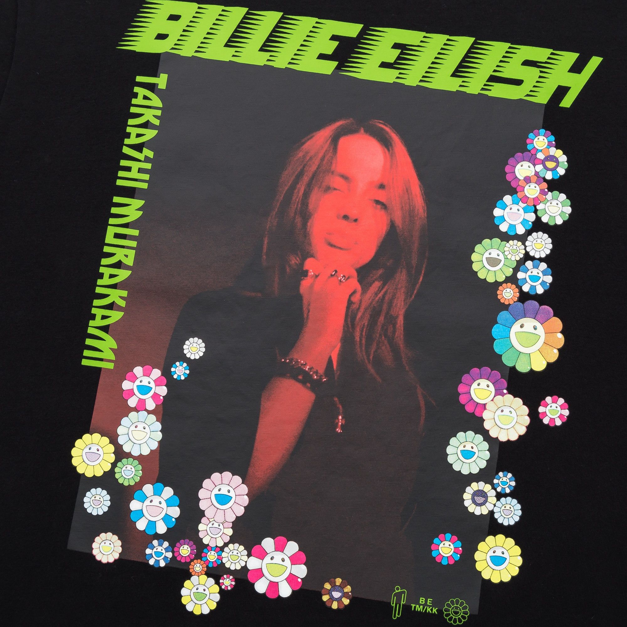 Billie Eilish WOMEN Uniqlo X BILLIE EILISH x TAKASHI MURAKAMI T-Shirt TEE Size L / US 10 / IT 46 - 3 Thumbnail
