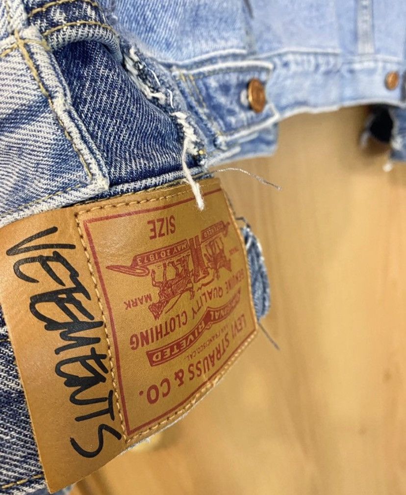 Vetements Tribal Sticker Lil Uzi Vert Denim Jacket Size US S / EU 44-46 / 1 - 9 Thumbnail