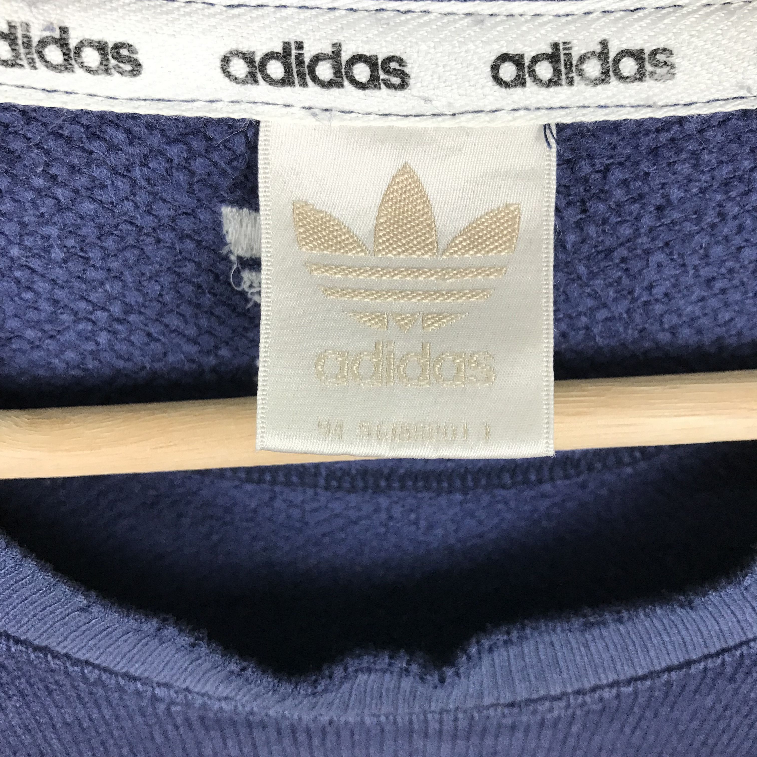 Adidas Vintage 90’s Adidas Embroidered Logo Sweatshirt Distressed Size US M / EU 48-50 / 2 - 6 Thumbnail
