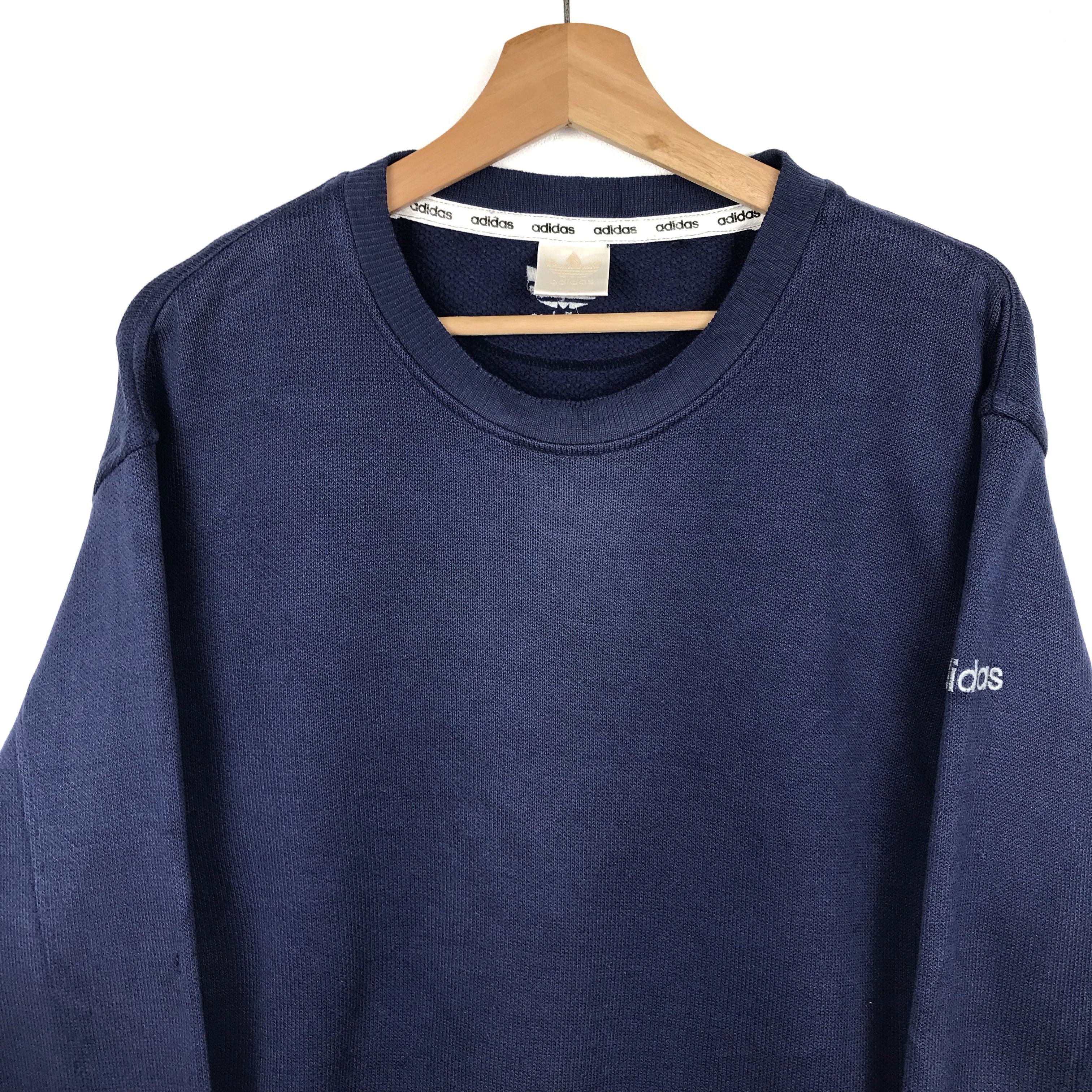 Adidas Vintage 90’s Adidas Embroidered Logo Sweatshirt Distressed Size US M / EU 48-50 / 2 - 3 Thumbnail