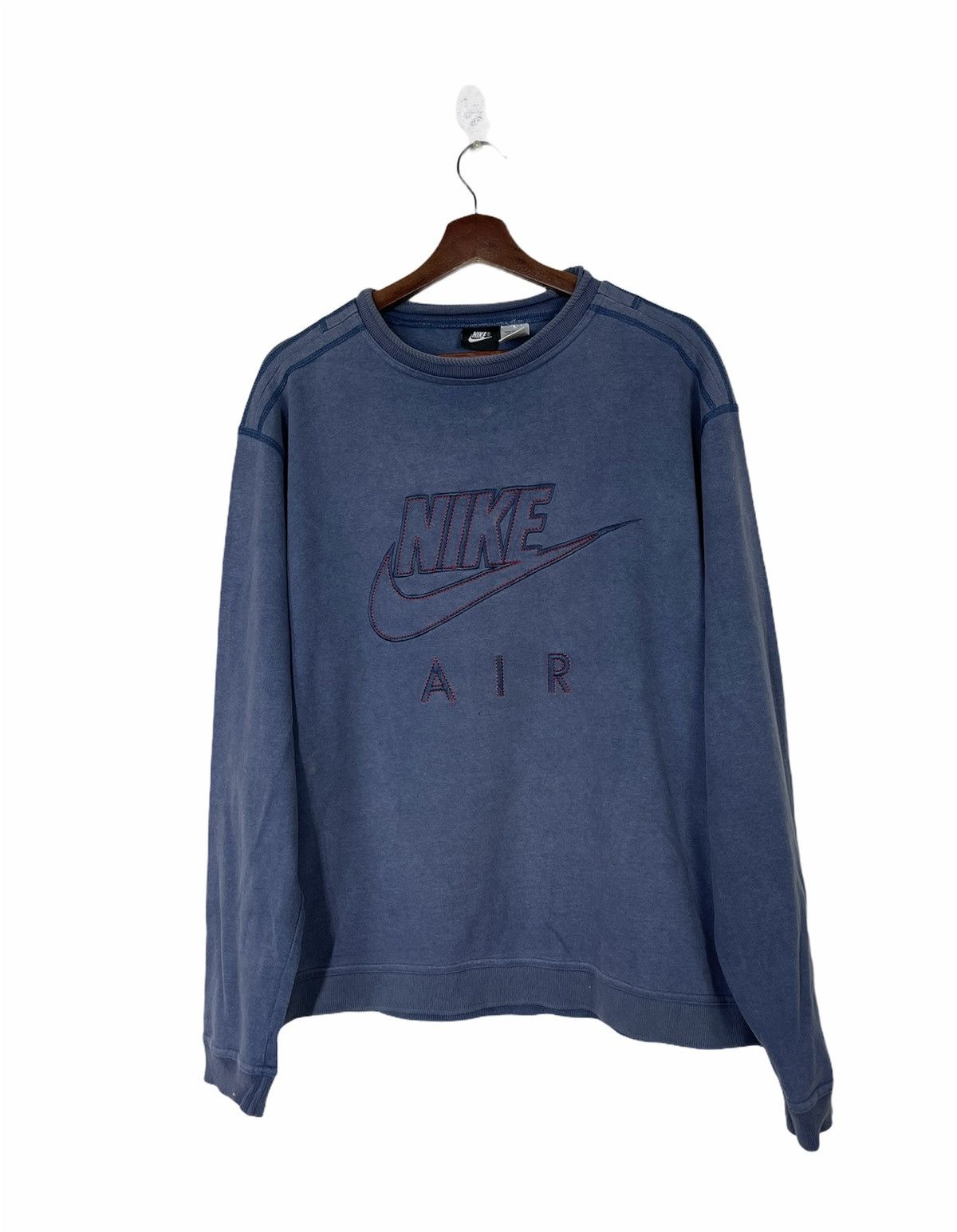 Nike Vintage NIKE AIR Swoosh Sweatshirt BIGGEST LOGO Size US M / EU 48-50 / 2 - 6 Thumbnail
