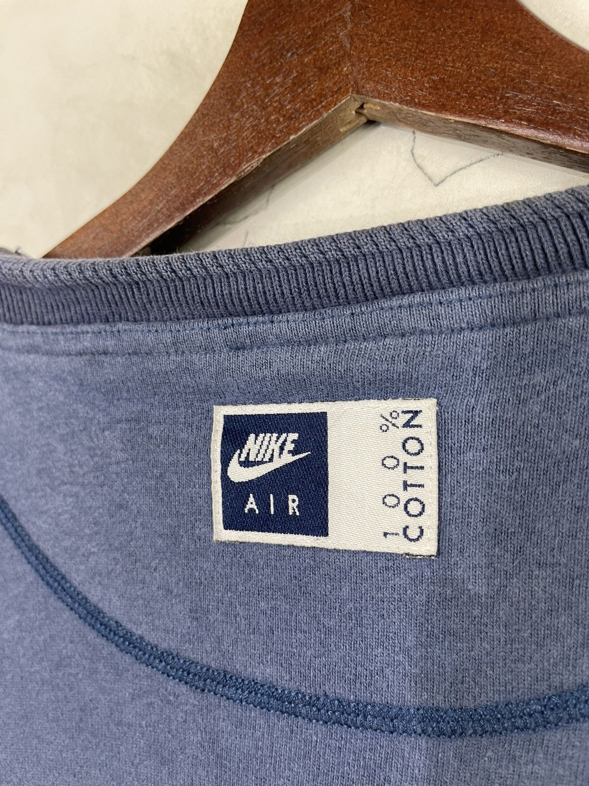 Nike Vintage NIKE AIR Swoosh Sweatshirt BIGGEST LOGO Size US M / EU 48-50 / 2 - 3 Thumbnail