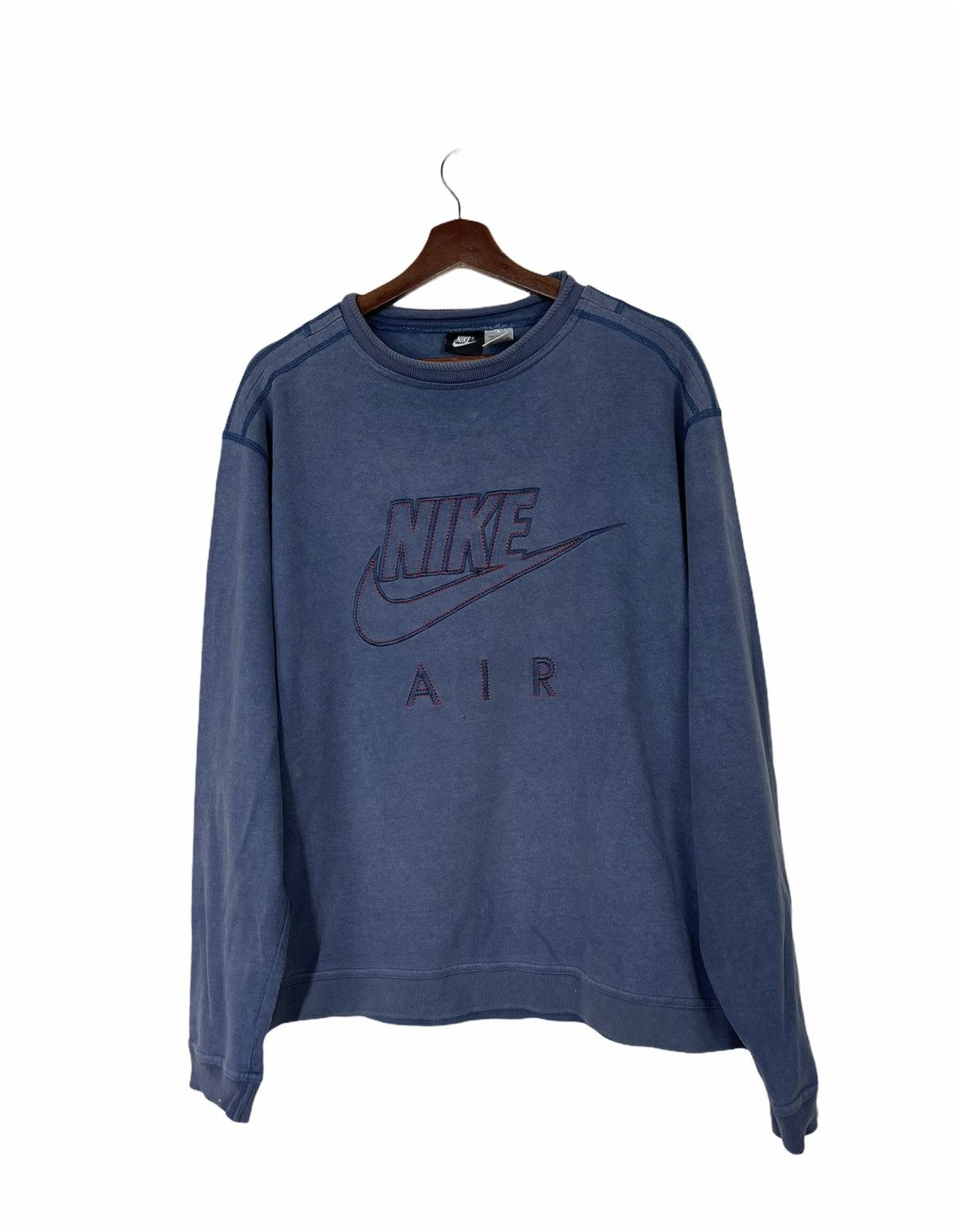 Nike Vintage NIKE AIR Swoosh Sweatshirt BIGGEST LOGO Size US M / EU 48-50 / 2 - 1 Thumbnail