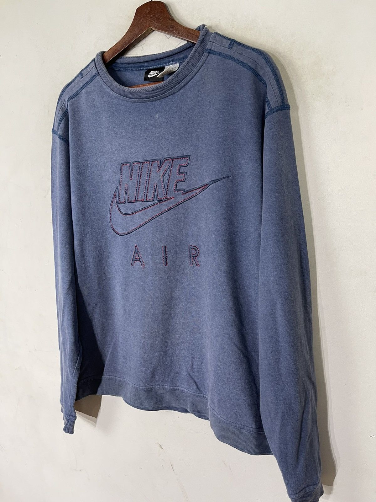 Nike Vintage NIKE AIR Swoosh Sweatshirt BIGGEST LOGO Size US M / EU 48-50 / 2 - 5 Thumbnail