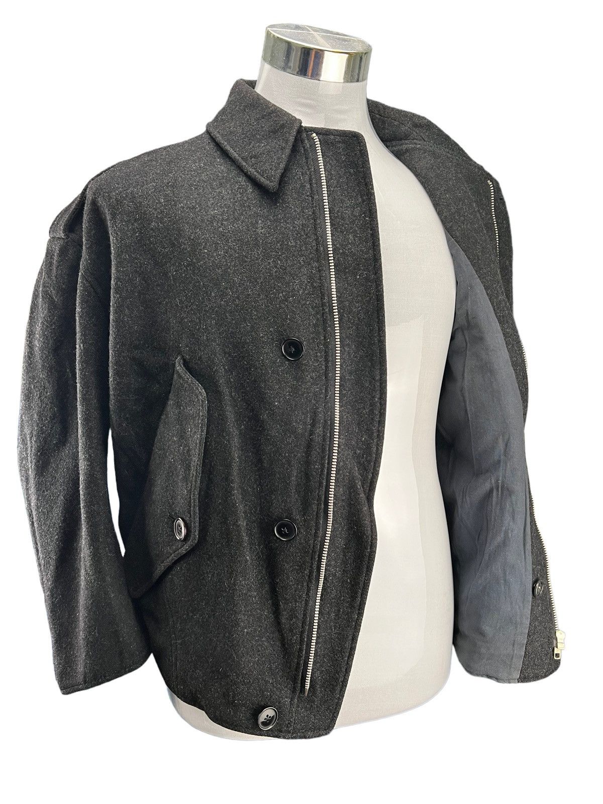 Y's × Y's for Men × Yohji Yamamoto 🔥ARCHIVES🔥RARE YYPH YOHJI YAMAMOTO WOOL BOMBER JACKET Size US L / EU 52-54 / 3 - 18 Thumbnail