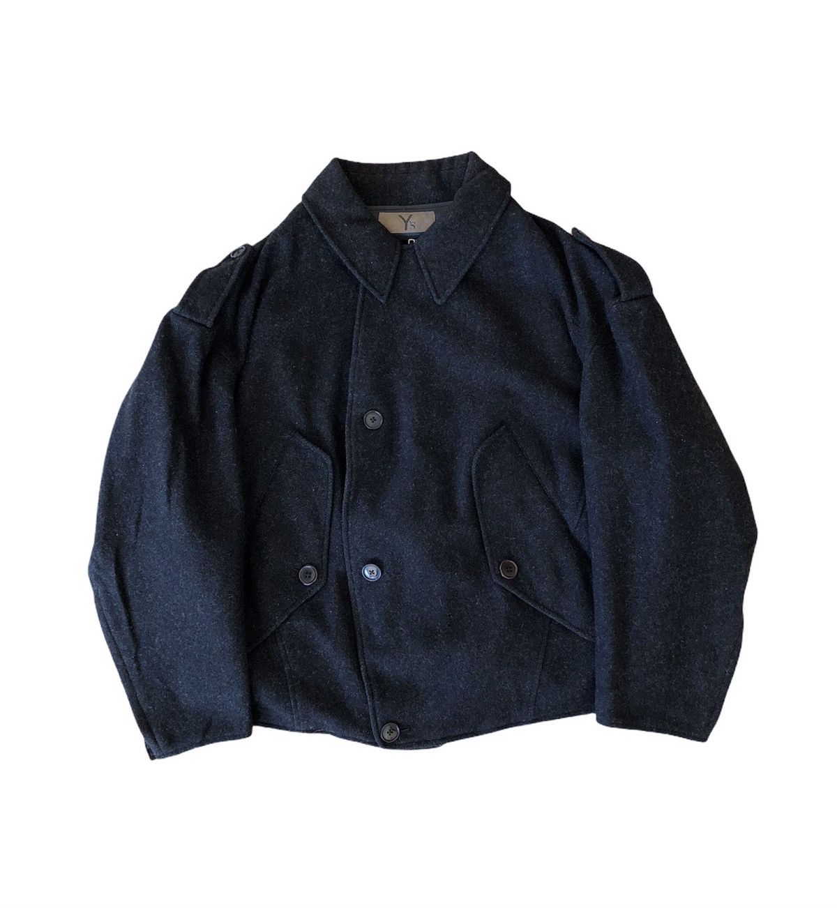 Y's × Y's for Men × Yohji Yamamoto 🔥ARCHIVES🔥RARE YYPH YOHJI YAMAMOTO WOOL BOMBER JACKET Size US L / EU 52-54 / 3 - 7 Thumbnail