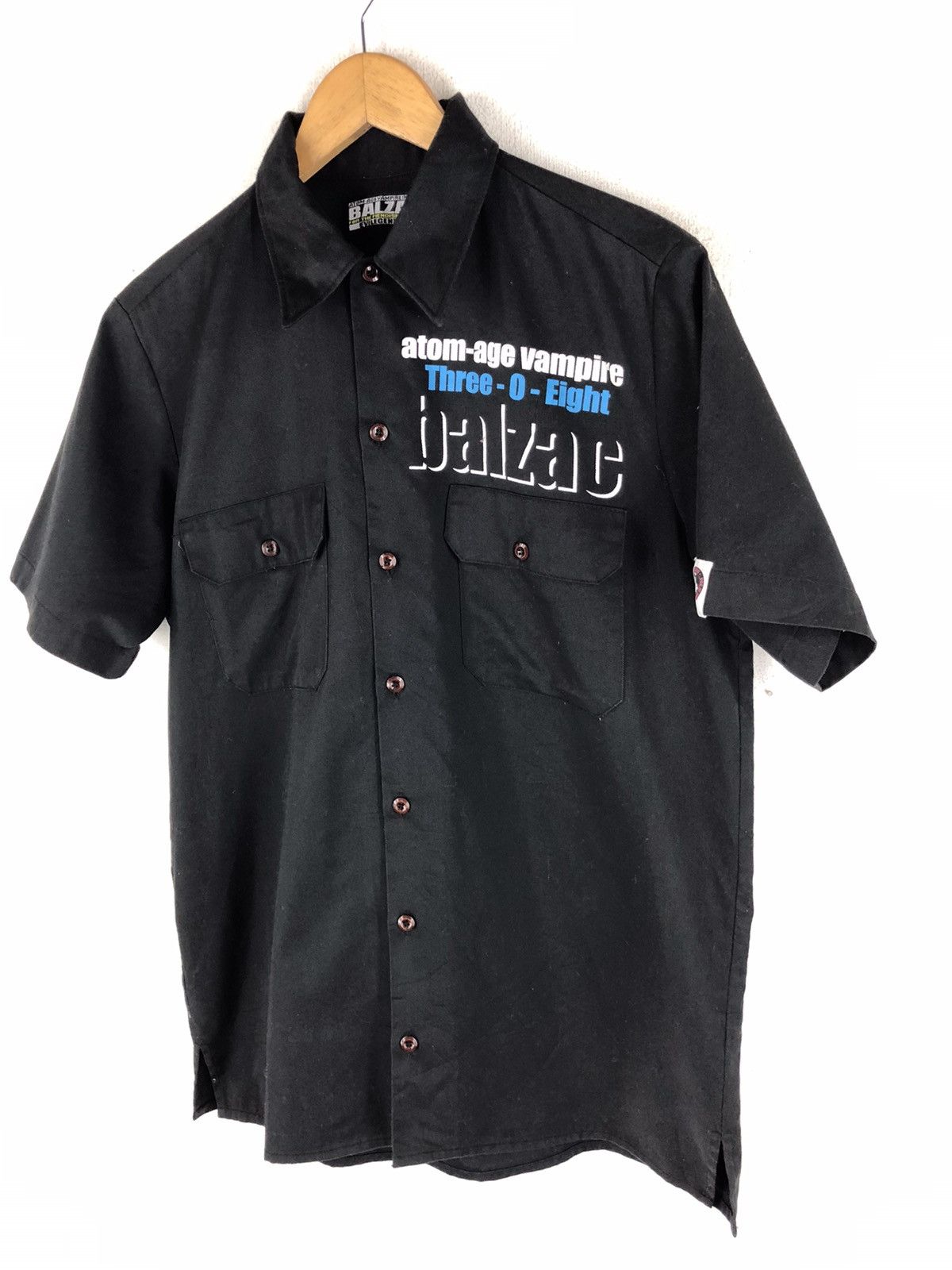 Band Tees 🔥RARE VINTAGE BALZAC ATOM AGE VANPIRE IN 308 PUNK ROCK Size US L / EU 52-54 / 3 - 2 Thumbnail