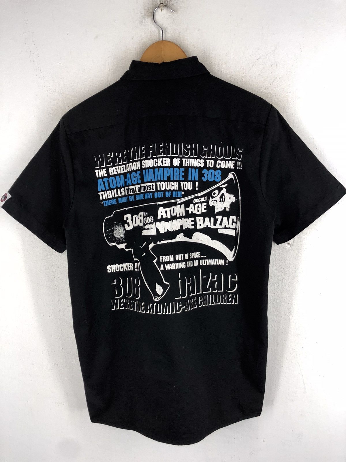 Band Tees 🔥RARE VINTAGE BALZAC ATOM AGE VANPIRE IN 308 PUNK ROCK Size US L / EU 52-54 / 3 - 6 Thumbnail