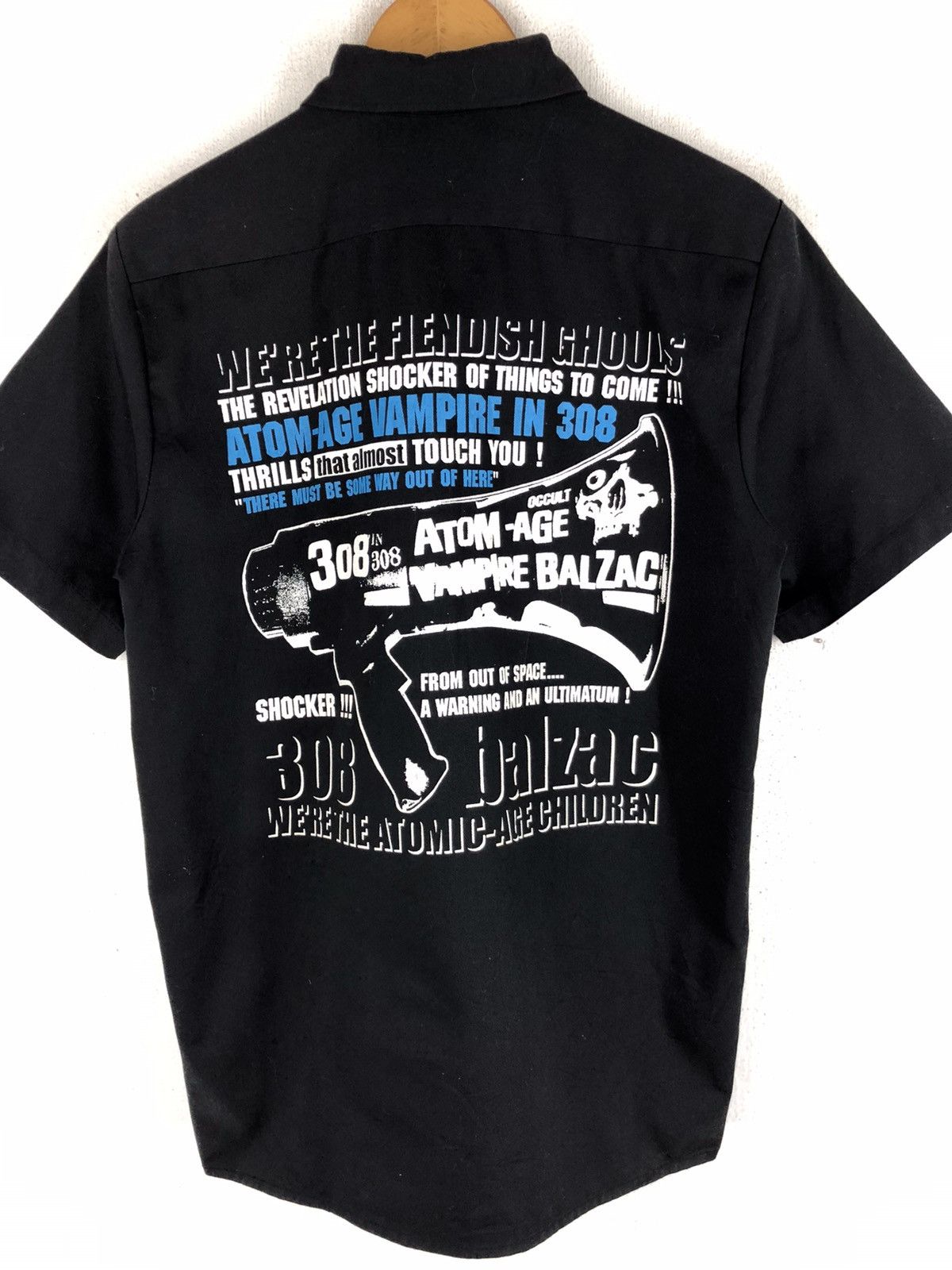 Band Tees 🔥RARE VINTAGE BALZAC ATOM AGE VANPIRE IN 308 PUNK ROCK Size US L / EU 52-54 / 3 - 7 Thumbnail