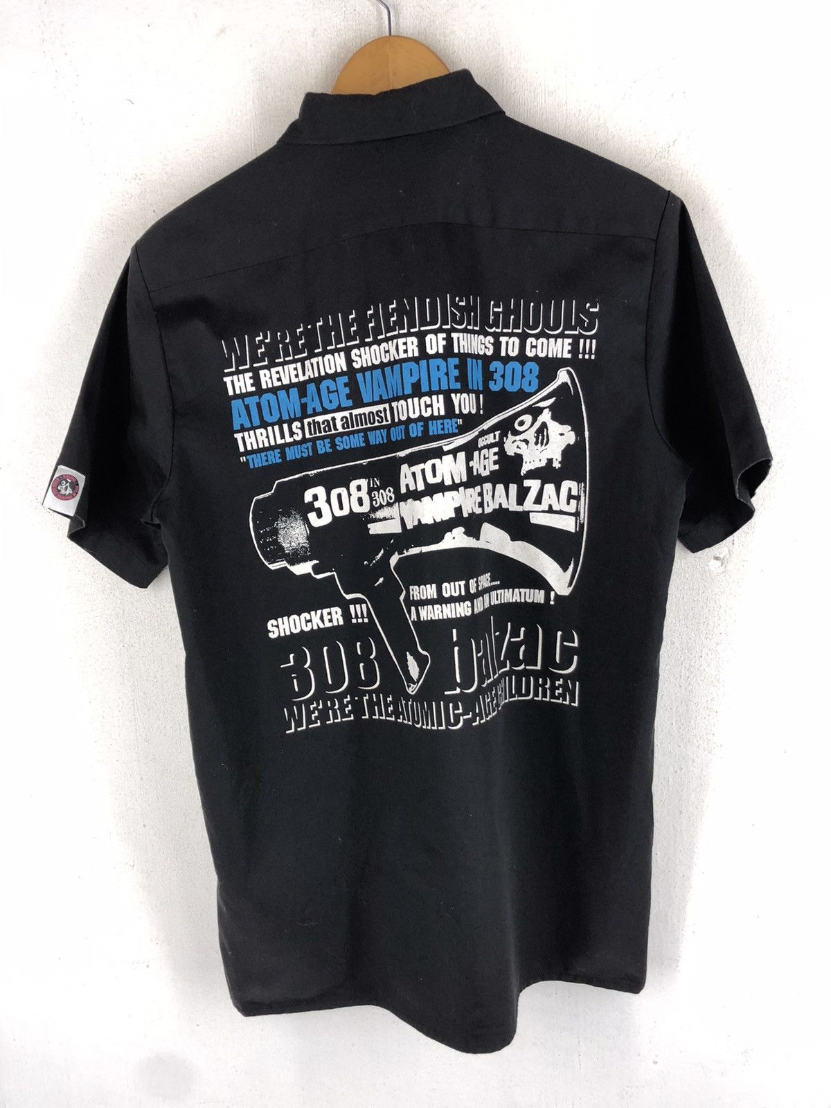 Band Tees 🔥RARE VINTAGE BALZAC ATOM AGE VANPIRE IN 308 PUNK ROCK Size US L / EU 52-54 / 3 - 11 Thumbnail