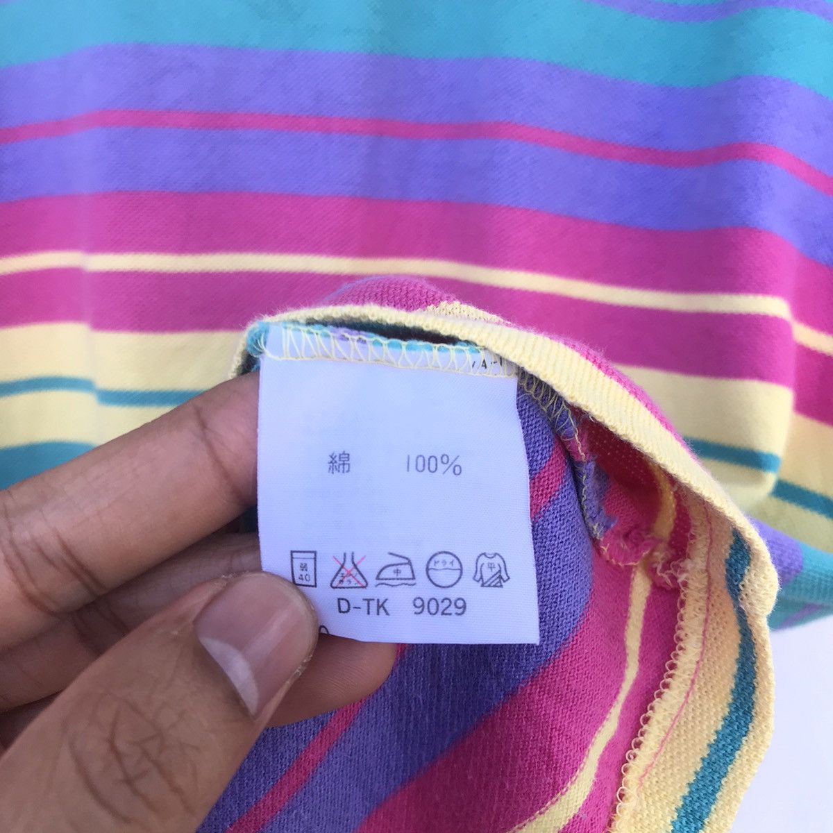 Lacoste Rare Vintage Lacoste Rainbow striped Size US M / EU 48-50 / 2 - 6 Thumbnail