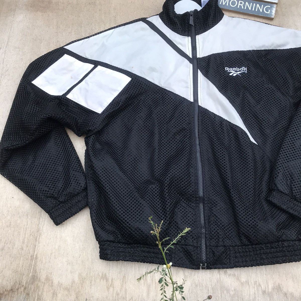 Reebok × Vintage RARE VTG 90S REEBOK MESH BAGGY jacket big Logo Size US L / EU 52-54 / 3 - 5 Thumbnail