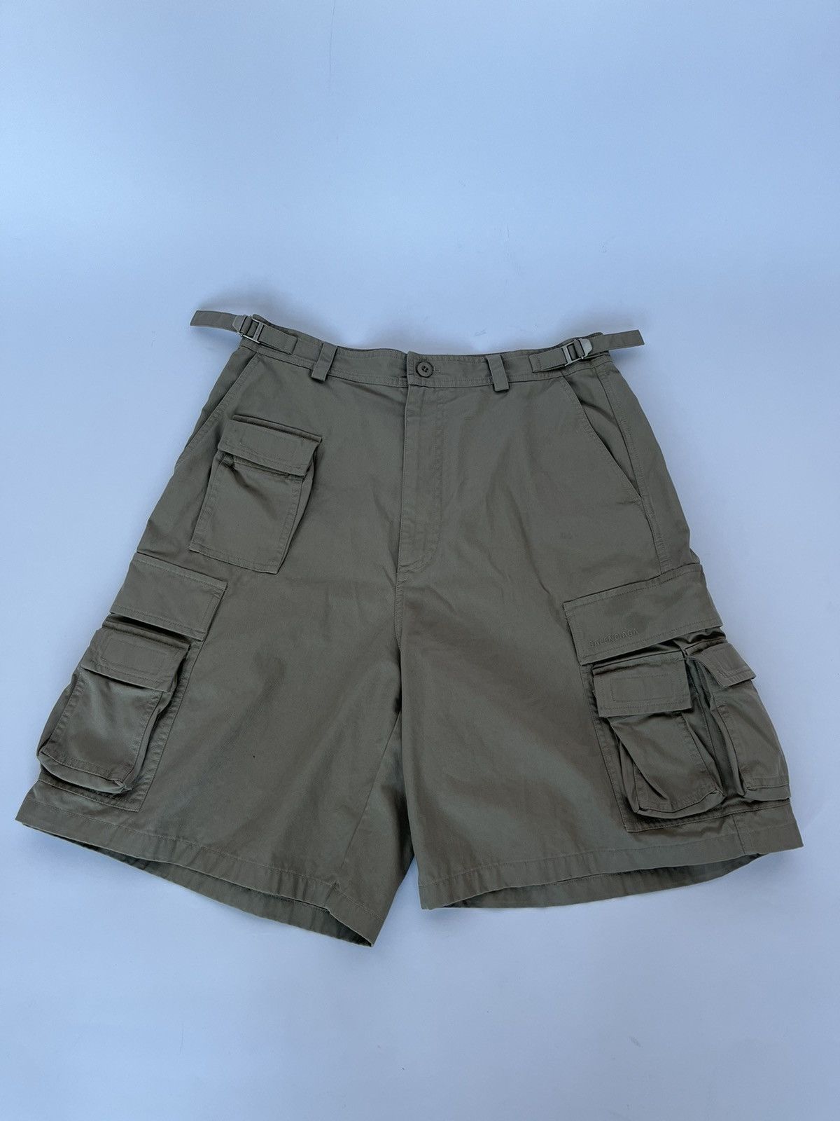Balenciaga Sold out Cotton-twill Cargo Shorts (gamer) Size US 30 / EU 46 - 1 Thumbnail