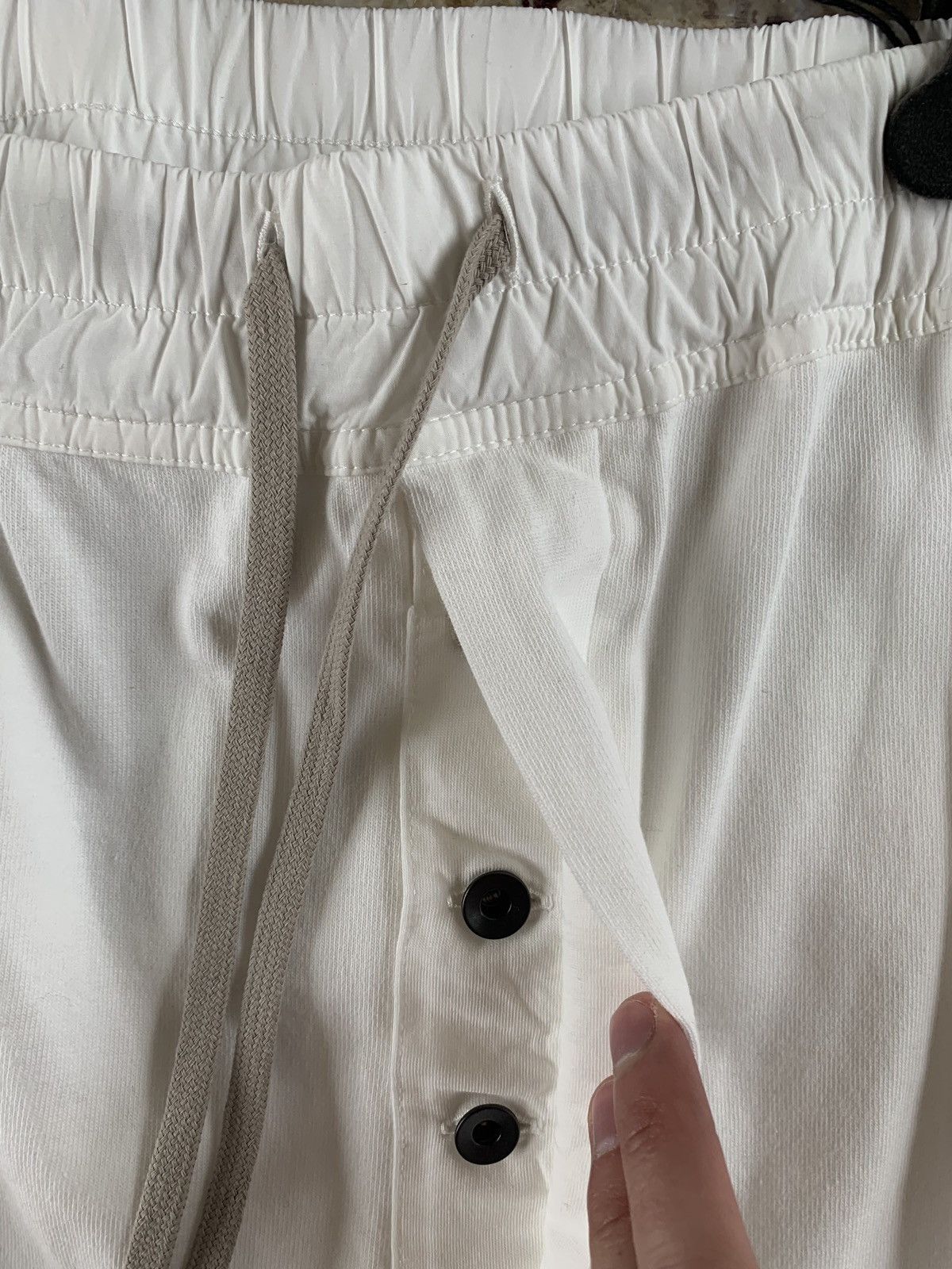 Rick Owens Drkshdw SS18 Drawstring Milk Prisoner Jogger Pants Size US 36 / EU 52 - 11 Thumbnail