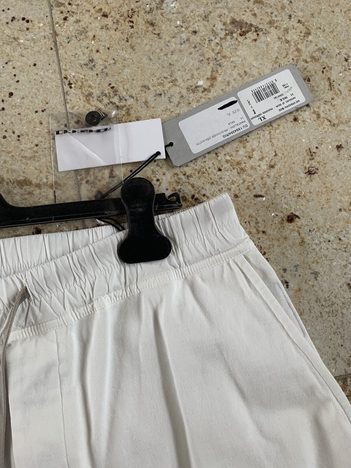 Rick Owens Drkshdw SS18 Drawstring Milk Prisoner Jogger Pants Size US 36 / EU 52 - 8 Thumbnail