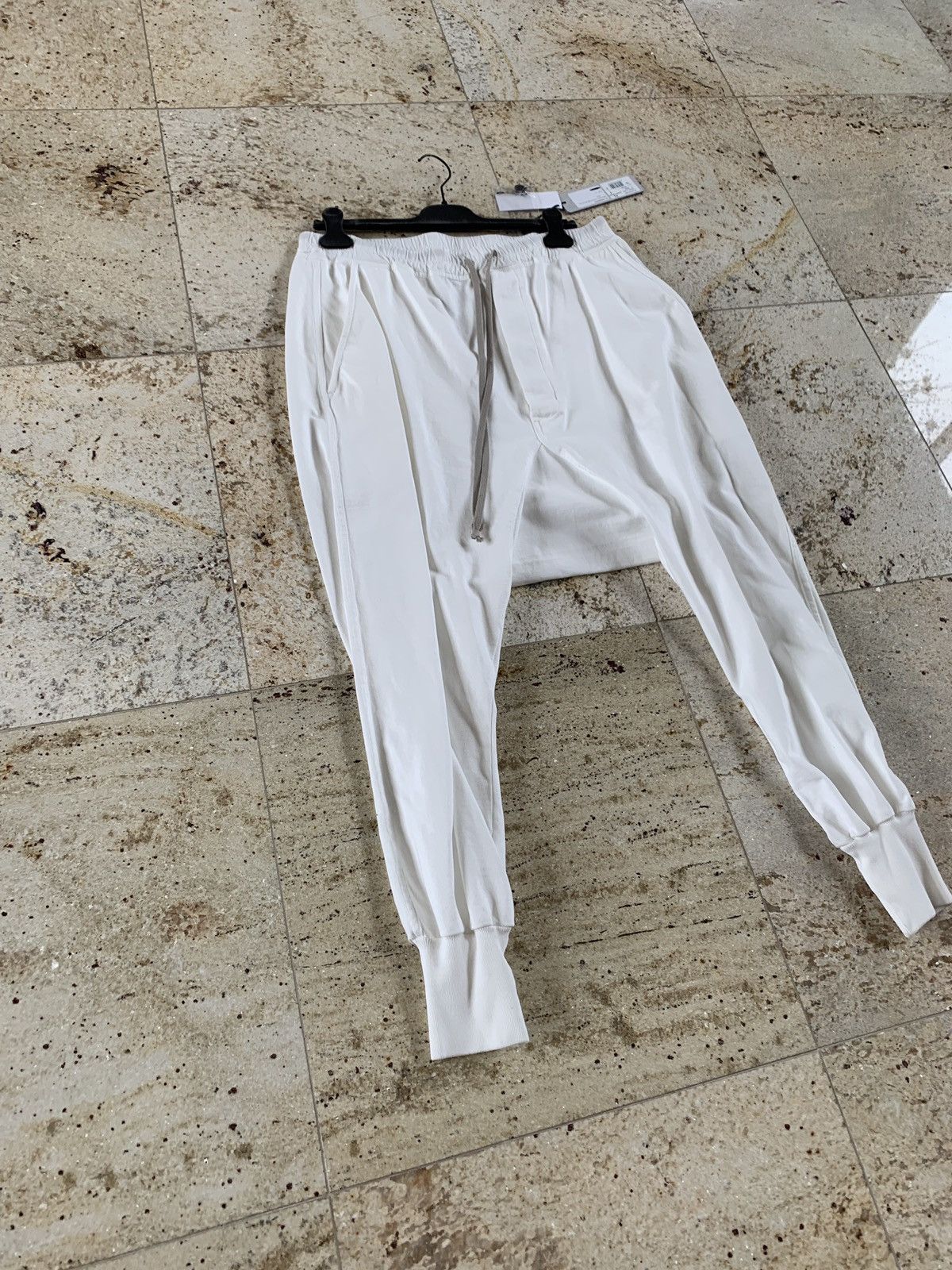 Rick Owens Drkshdw SS18 Drawstring Milk Prisoner Jogger Pants Size US 36 / EU 52 - 5 Thumbnail