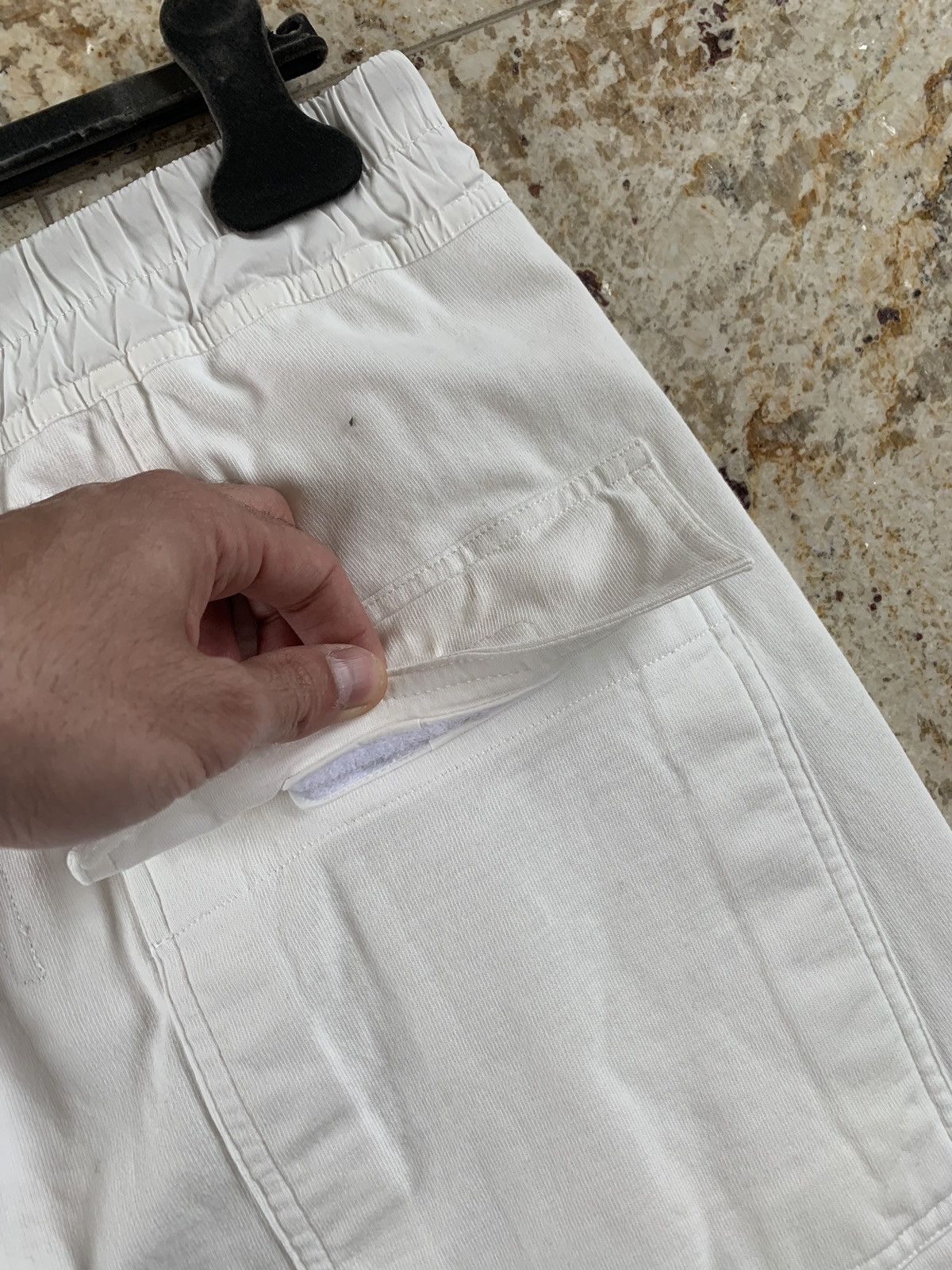 Rick Owens Drkshdw SS18 Drawstring Milk Prisoner Jogger Pants Size US 36 / EU 52 - 15 Thumbnail