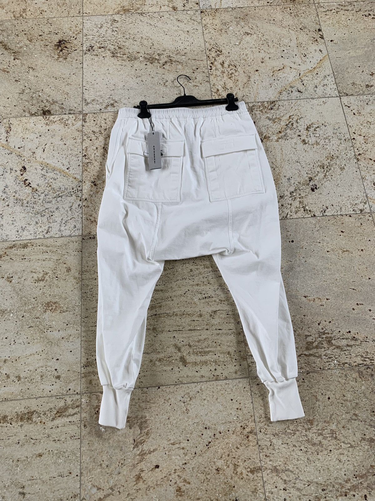 Rick Owens Drkshdw SS18 Drawstring Milk Prisoner Jogger Pants Size US 36 / EU 52 - 14 Thumbnail