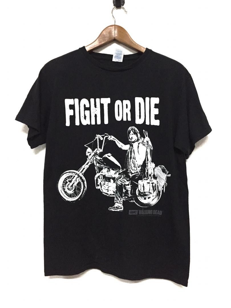 Other The Walking Dead 2015 Shirt/ Fight or Die. Size US M / EU 48-50 / 2 - 1 Thumbnail