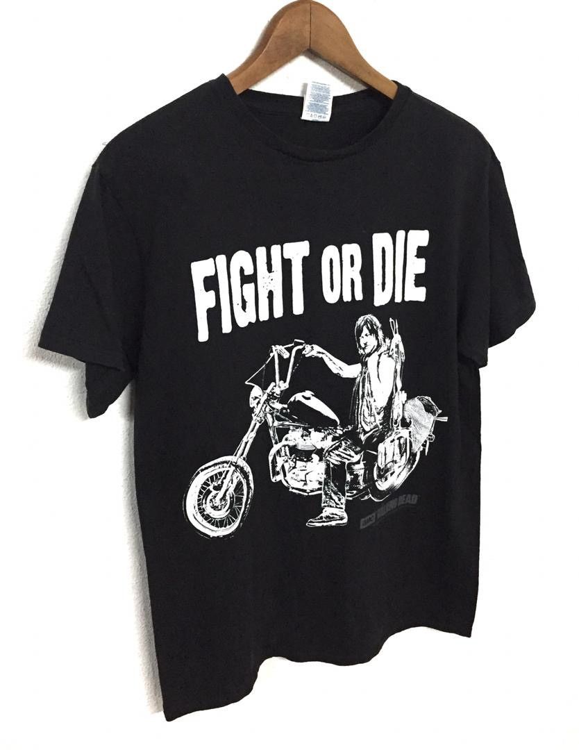 Other The Walking Dead 2015 Shirt/ Fight or Die. Size US M / EU 48-50 / 2 - 2 Thumbnail