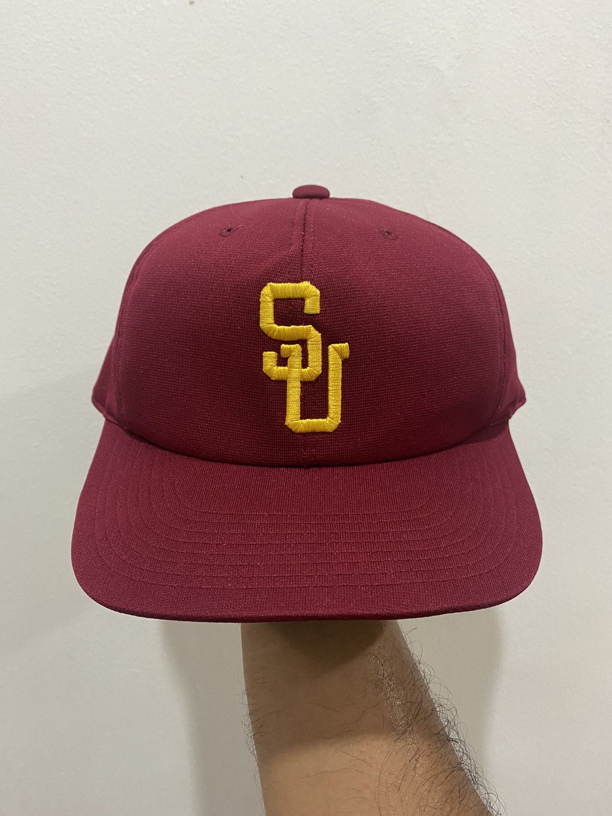 Mizuno 🔥Vintage🔥 “SU” Japanese Baseball Hat Size 58-60cm Size ONE SIZE - 2 Thumbnail