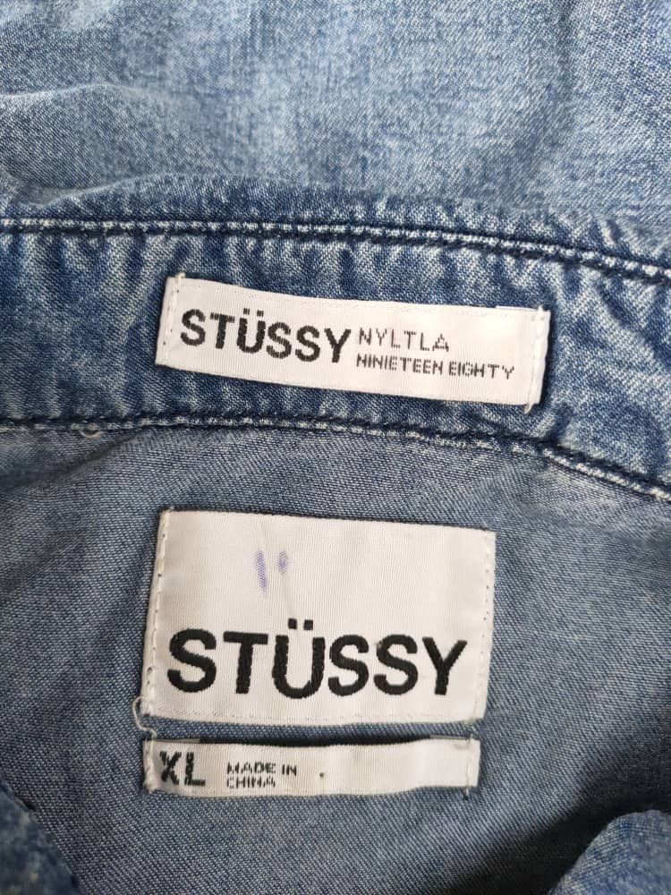 Stussy Stussy NYLTLA 1980 Short Sleeve Shirt Size US XL / EU 56 / 4 - 5 Thumbnail