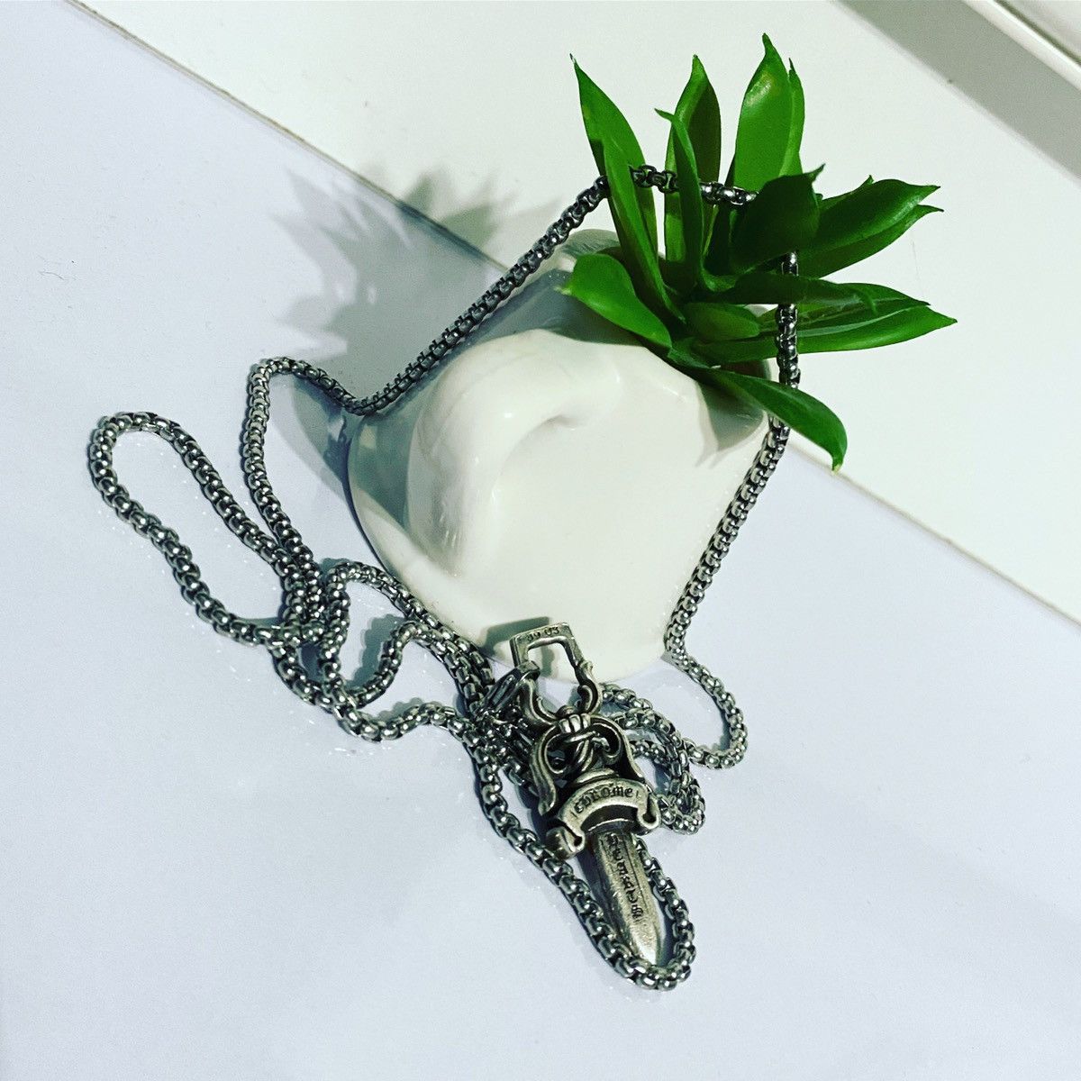 Chrome Hearts Chrome Hearts Dagger Pendant Necklace 89 03