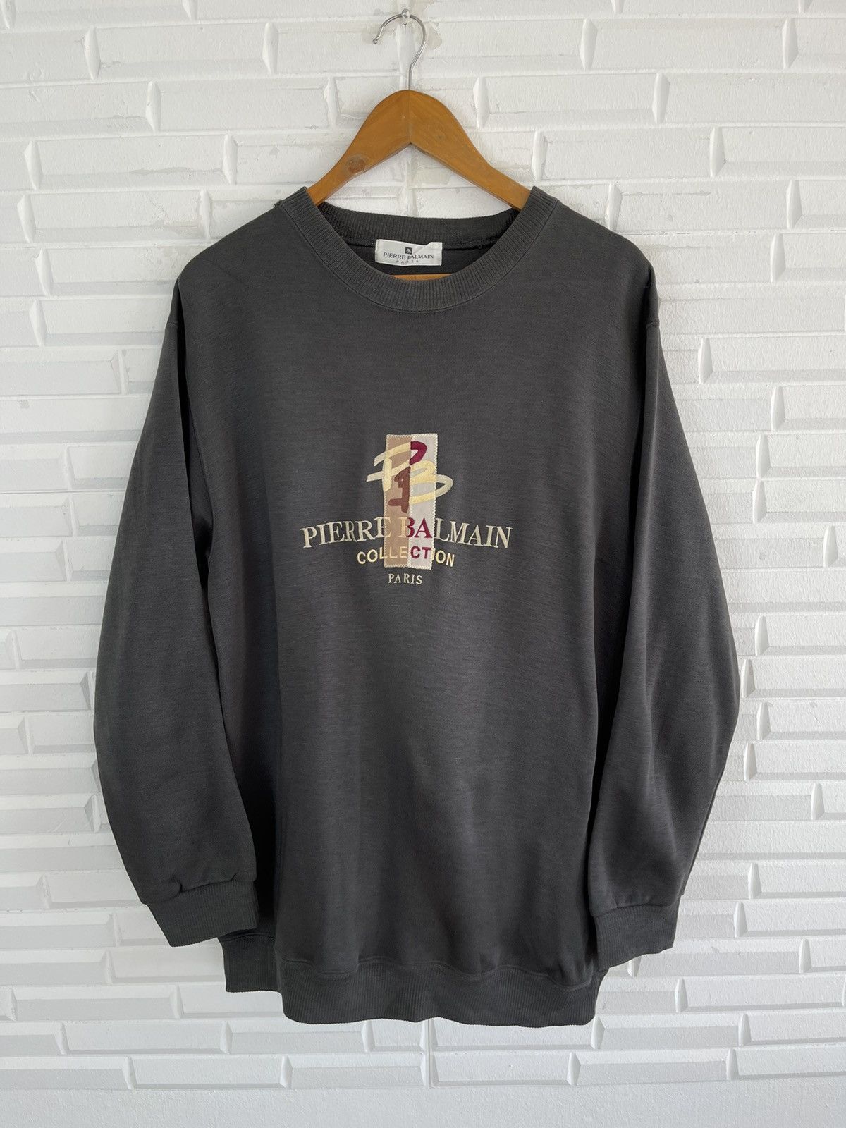 Pierre Balmain Vintage PIERRE BALMAIN Paris BIG Spellout Size US M / EU 48-50 / 2 - 5 Thumbnail