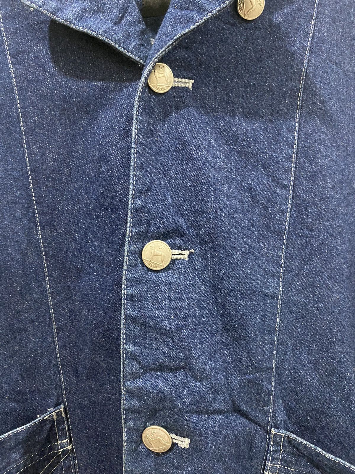 Japanese Brand VIVAYOU Japan Utility Denim Jacket Size US L / EU 52-54 / 3 - 7 Thumbnail