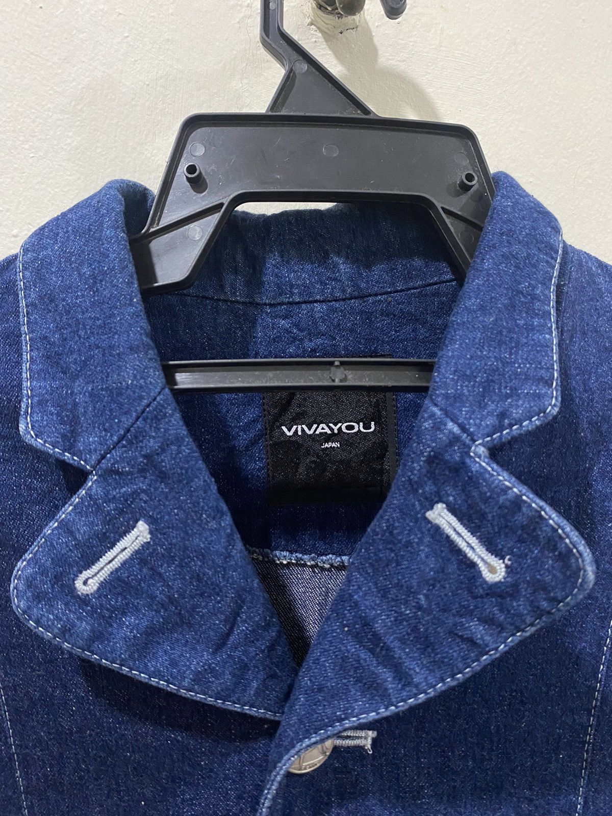 Japanese Brand VIVAYOU Japan Utility Denim Jacket Size US L / EU 52-54 / 3 - 6 Thumbnail