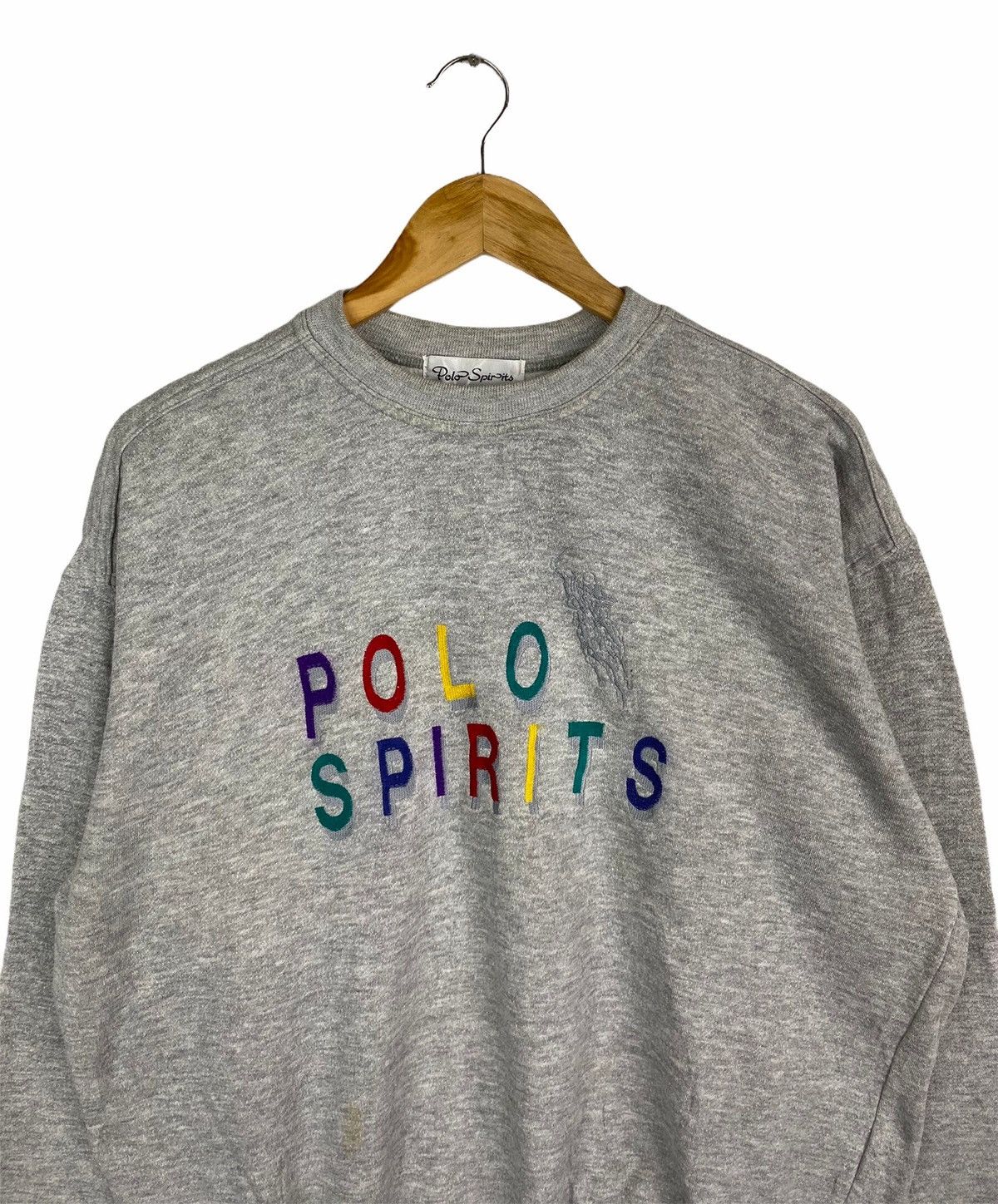 Beverly Hills Polo Club × Vintage VINTAGE POLO SPIRIT BIG LOGO EMBROIDERY SWEATSHIRT Size US L / EU 52-54 / 3 - 3 Thumbnail