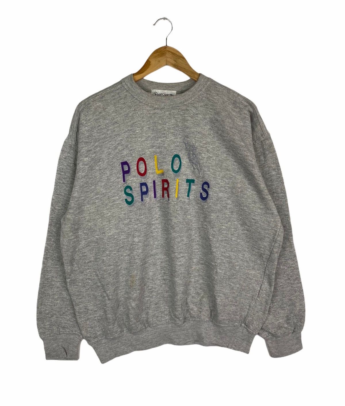 Beverly Hills Polo Club × Vintage VINTAGE POLO SPIRIT BIG LOGO EMBROIDERY SWEATSHIRT Size US L / EU 52-54 / 3 - 1 Thumbnail