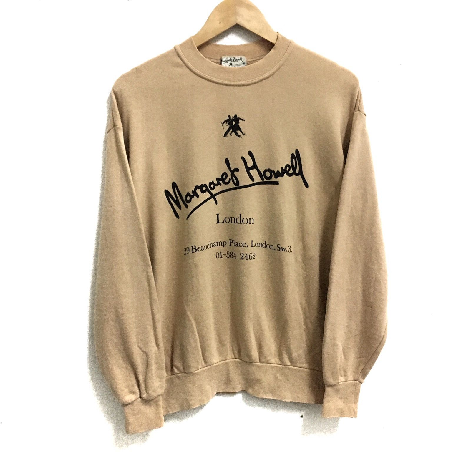 Margaret Howell Vintage MANGARET HOWELL London Big Logo Sweatshirt Pullover Size US S / EU 44-46 / 1 - 1 Thumbnail