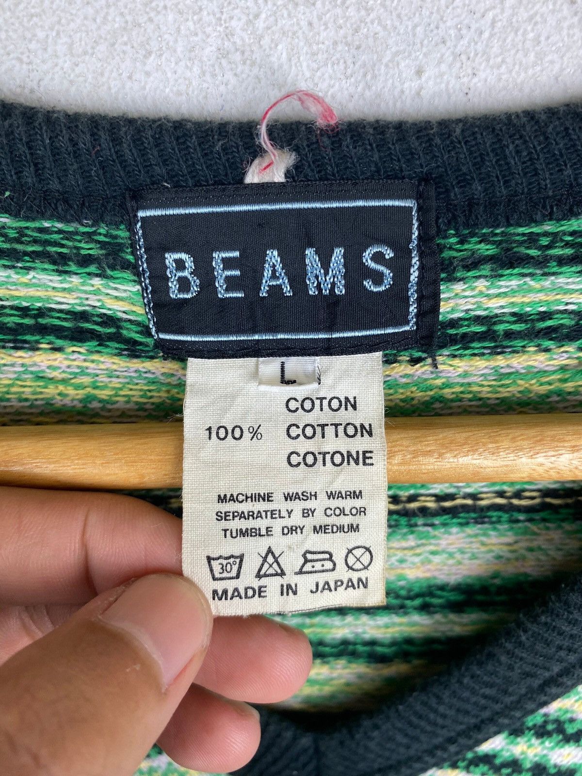 Beams Plus × Vintage VINTAGE BEAMS JAPANESE BRAND STRIPES SWEATSHIRT PULLOVER Size US XS / EU 42 / 0 - 4 Thumbnail