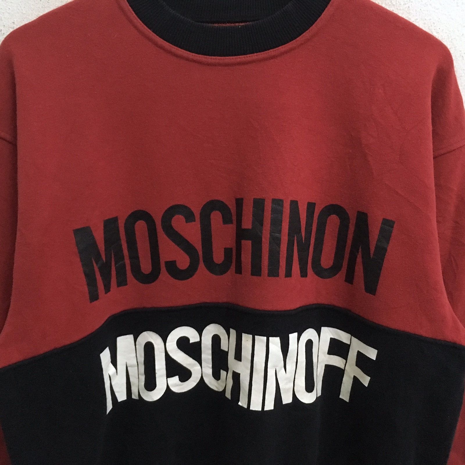 Moschino × Vintage VINTAGE MOSCHINO JEANS BIG LOGO SWEATSHIRT Size US M / EU 48-50 / 2 - 4 Thumbnail