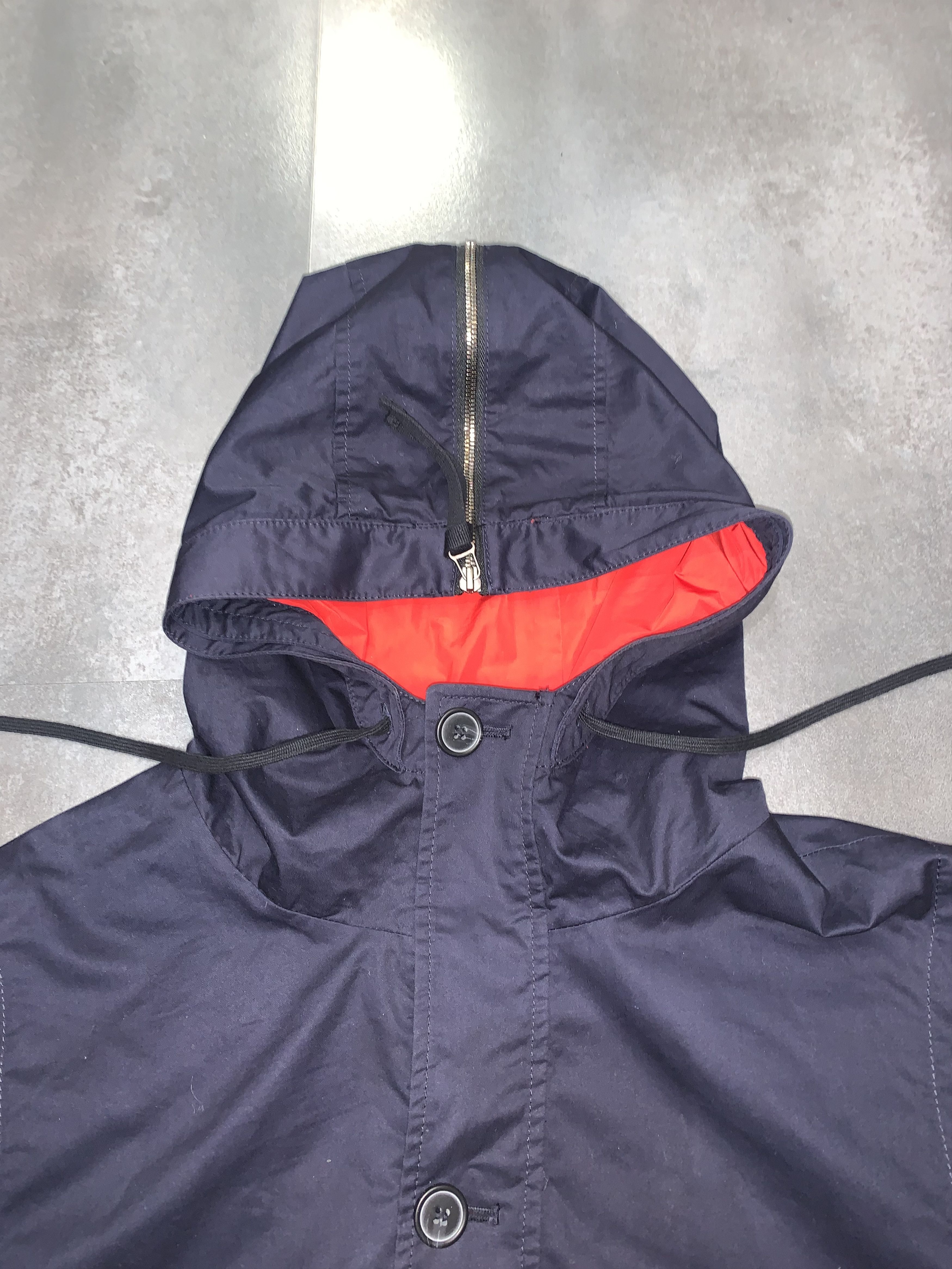 Marni Marni for H&M Navy Technical Hooded Vest Size US L / EU 52-54 / 3 - 12 Thumbnail