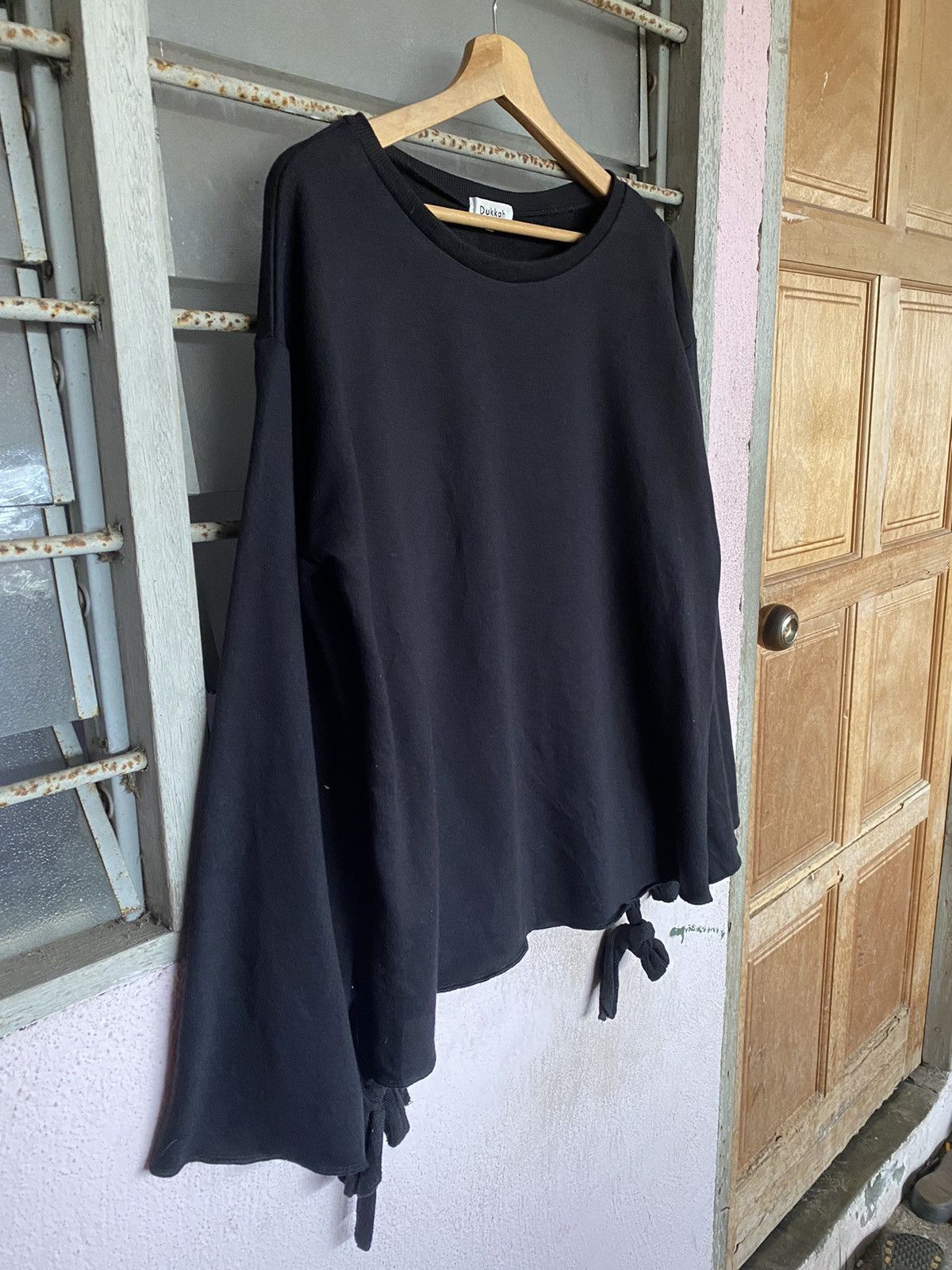 Japanese Brand × Vintage Japanese Dukkah Balloon Sleeve Top Size L / US 10 / IT 46 - 4 Thumbnail