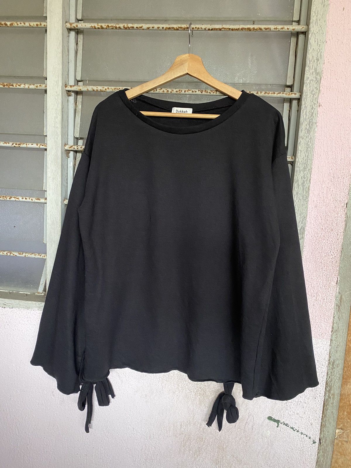 Japanese Brand × Vintage Japanese Dukkah Balloon Sleeve Top Size L / US 10 / IT 46 - 5 Thumbnail