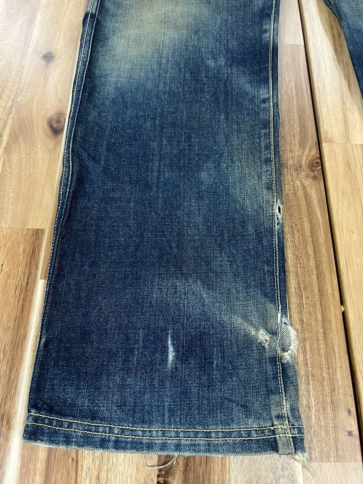 Japanese Brand Tek One Agrigulture Japanese Brand Denim Jeans Size US 35 - 3 Thumbnail