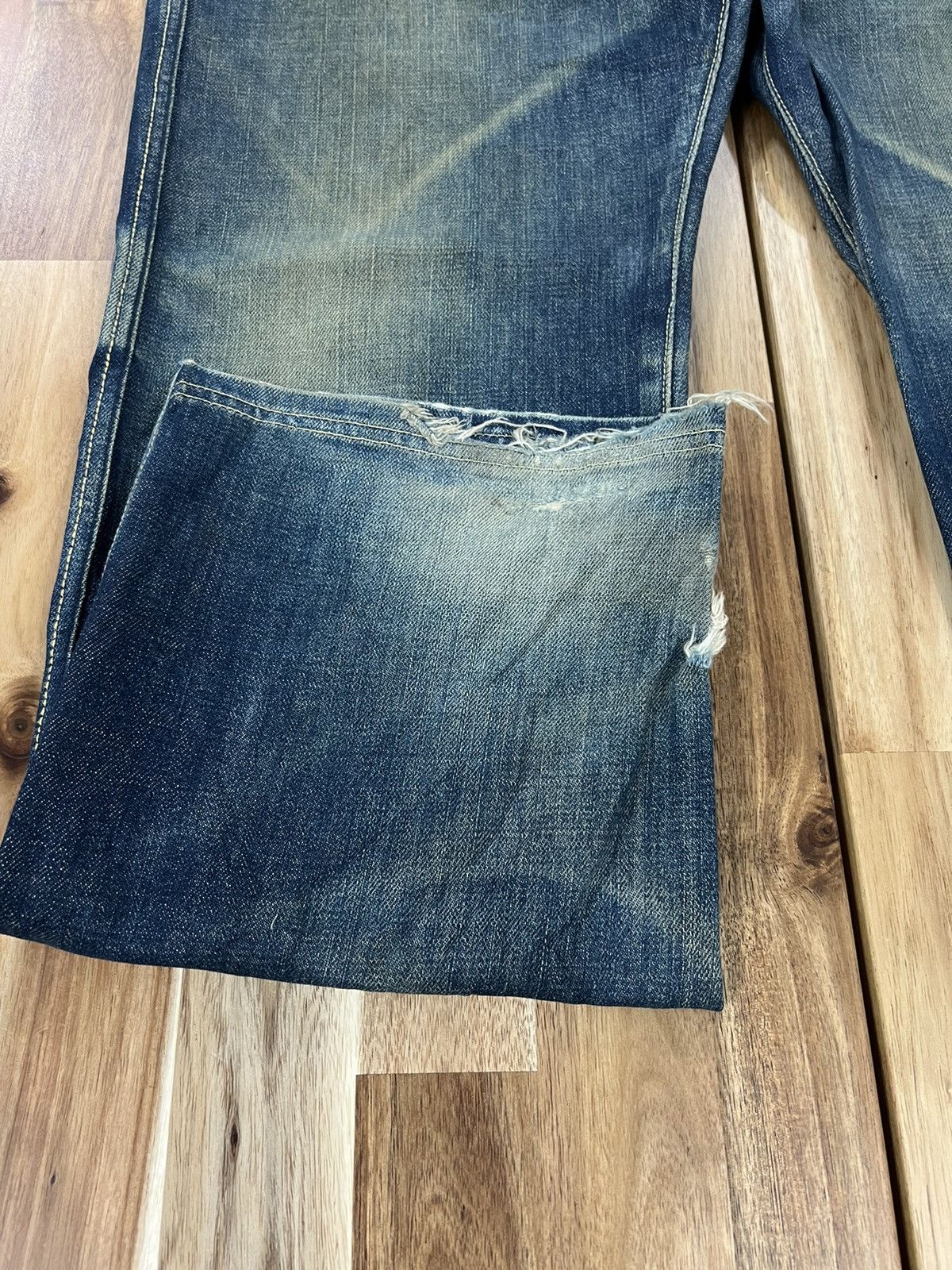 Japanese Brand Tek One Agrigulture Japanese Brand Denim Jeans Size US 35 - 6 Thumbnail