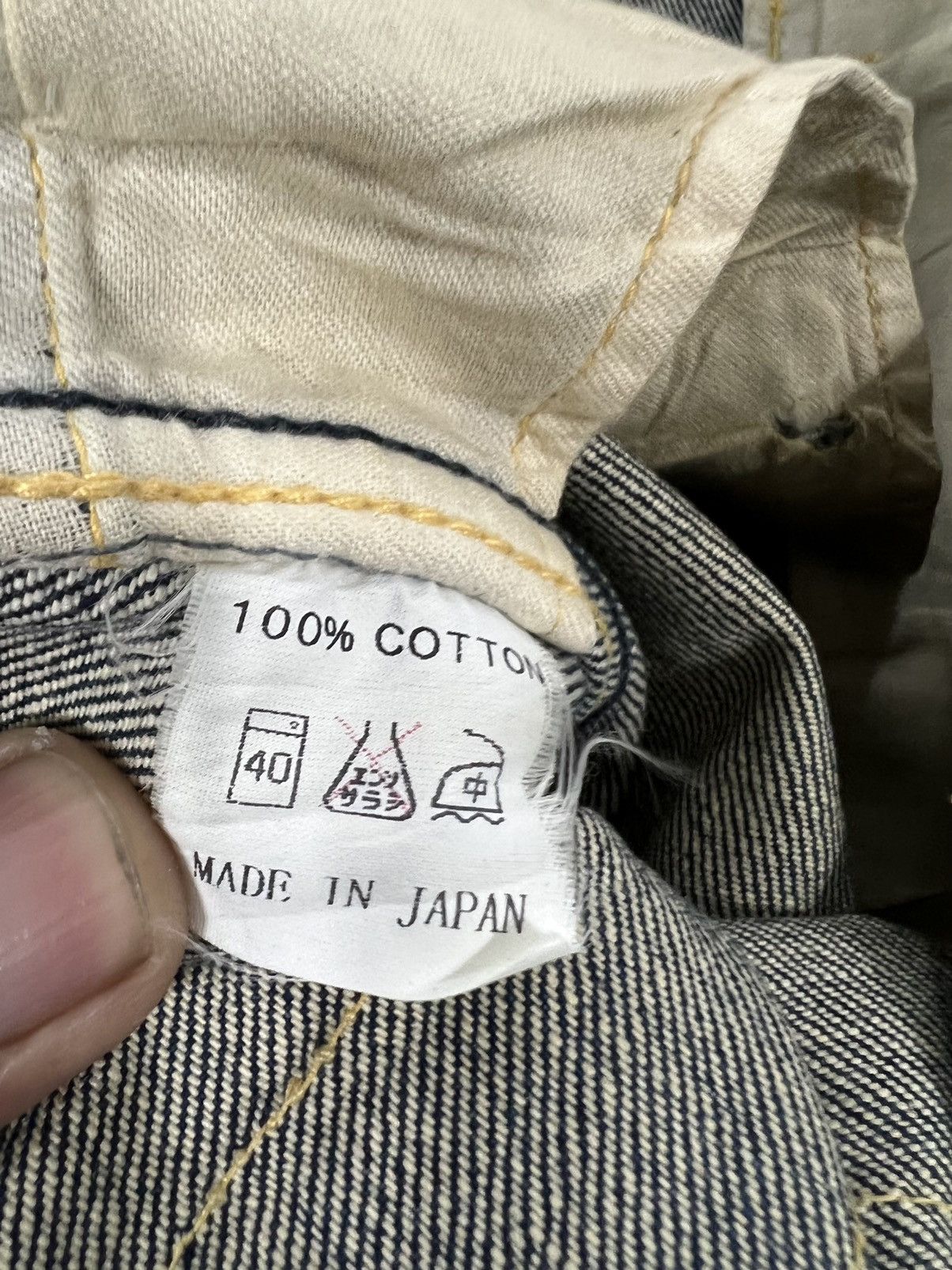Japanese Brand Tek One Agrigulture Japanese Brand Denim Jeans Size US 35 - 11 Thumbnail