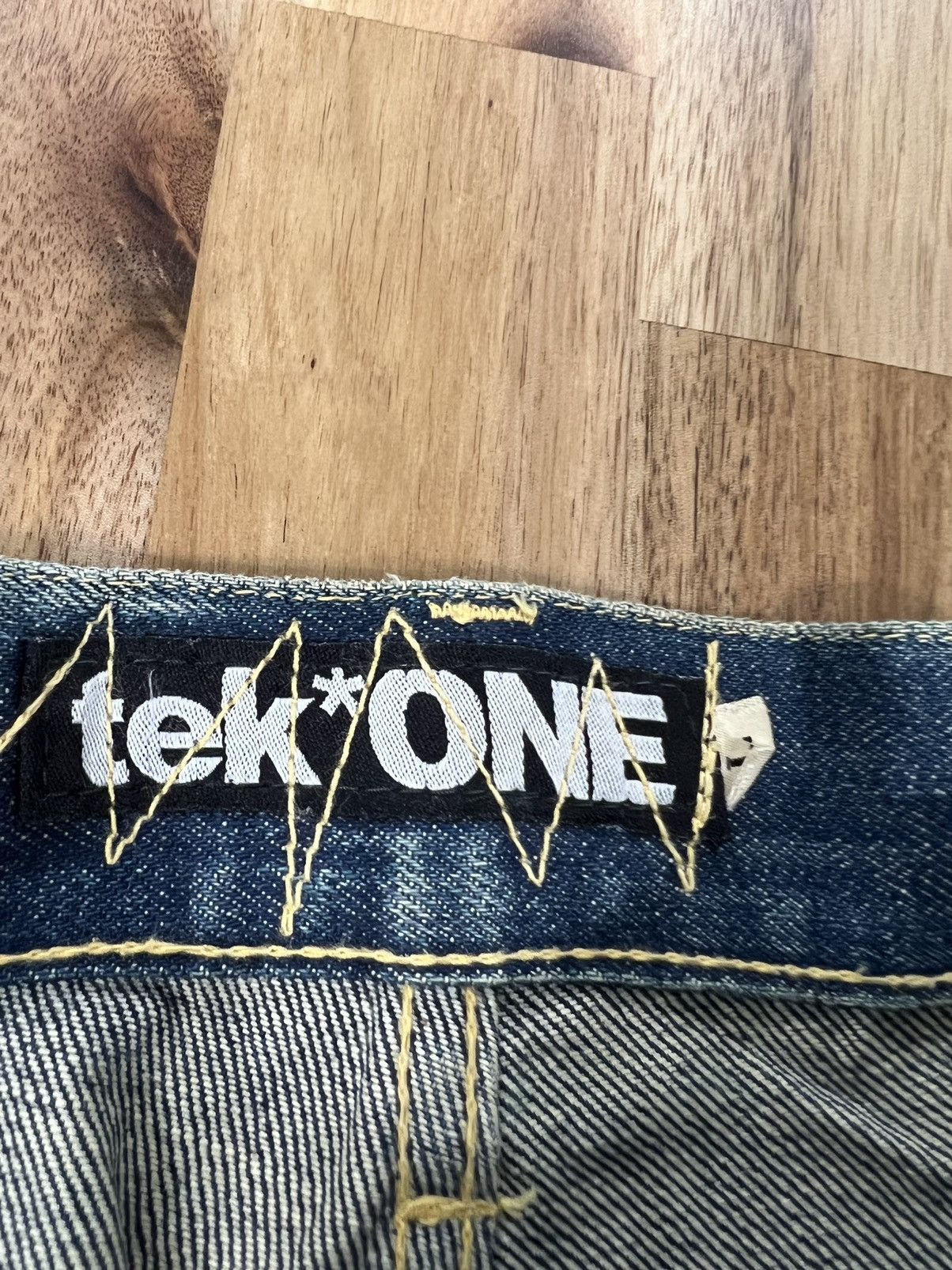 Japanese Brand Tek One Agrigulture Japanese Brand Denim Jeans Size US 35 - 10 Thumbnail