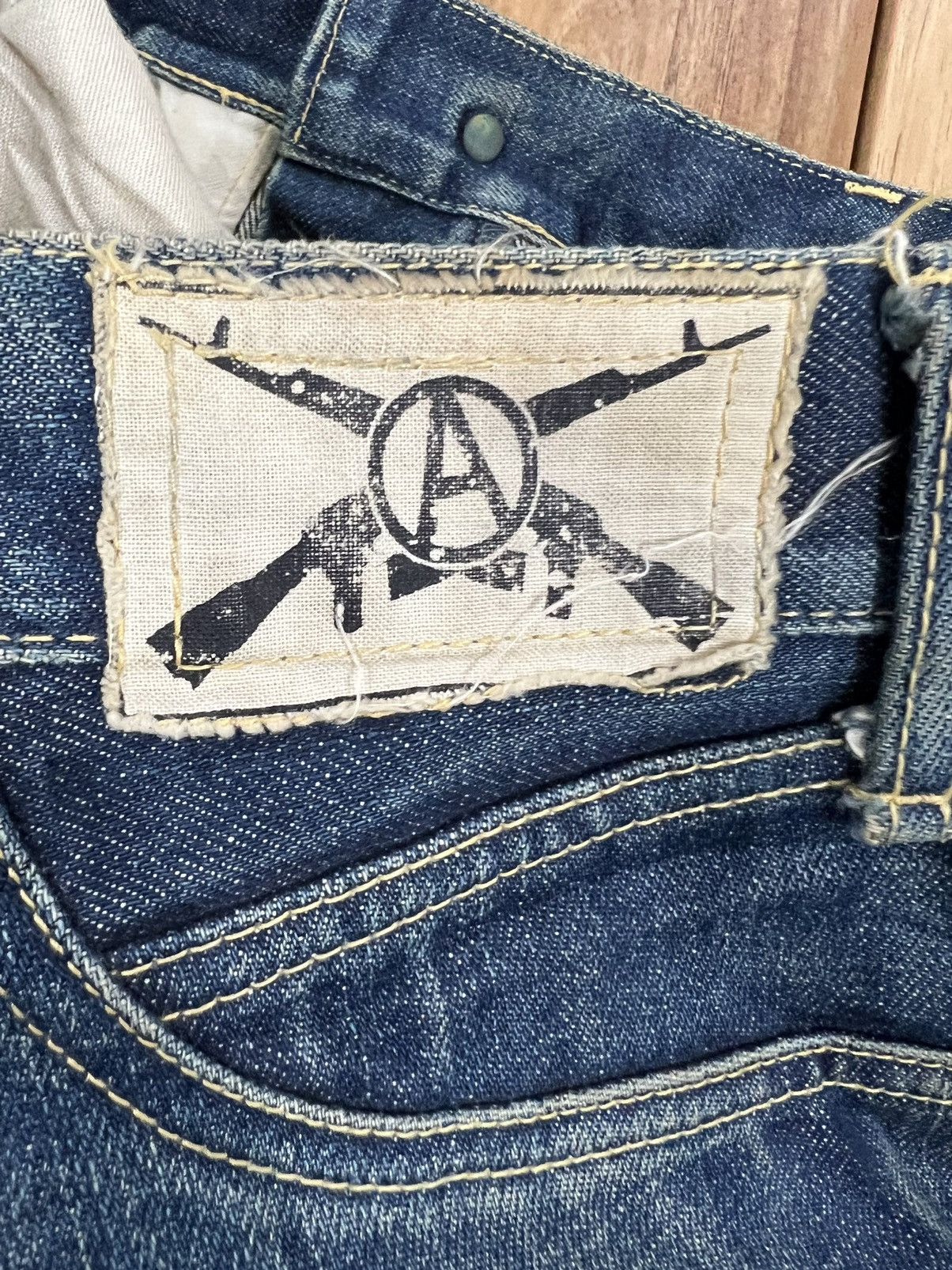 Japanese Brand Tek One Agrigulture Japanese Brand Denim Jeans Size US 35 - 12 Thumbnail