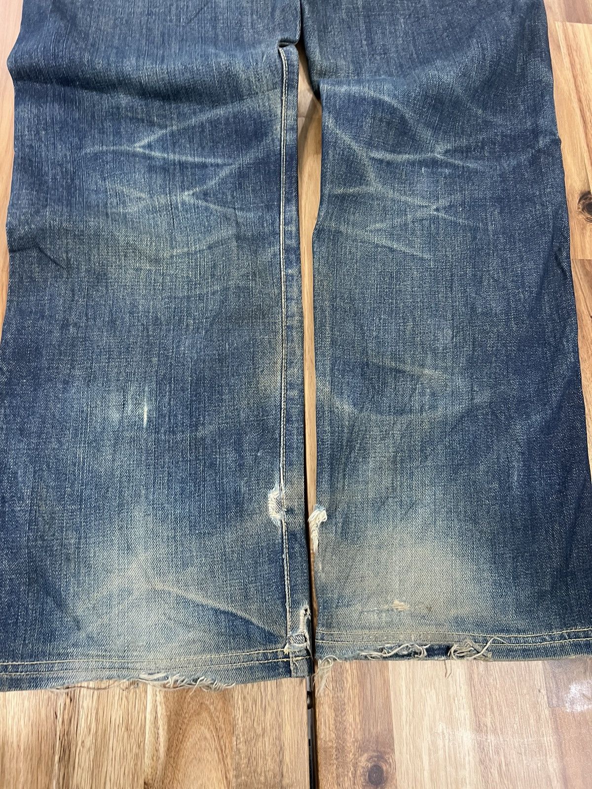 Japanese Brand Tek One Agrigulture Japanese Brand Denim Jeans Size US 35 - 13 Thumbnail