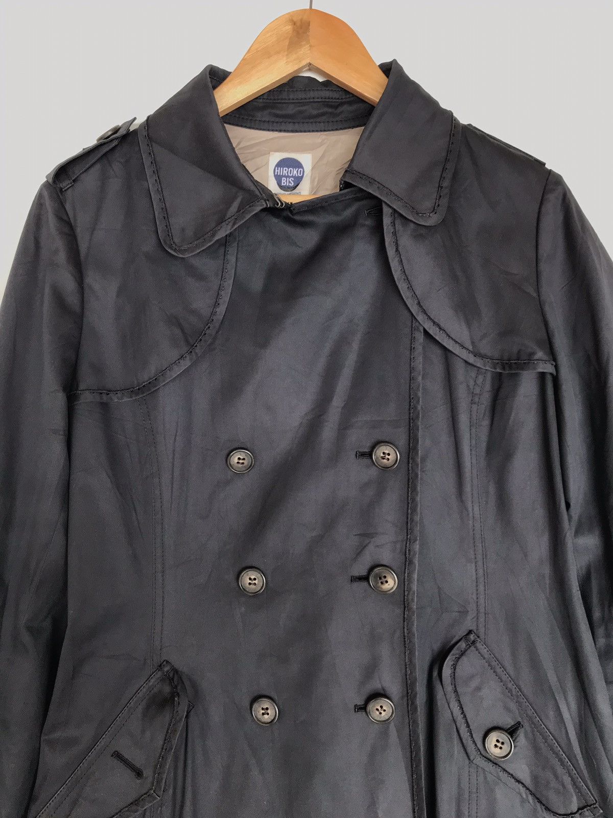 Hiroko Koshino Homme Rare Japanese Brand Hiroko Koshino Trenchcoats Size US M / EU 48-50 / 2 - 2 Thumbnail