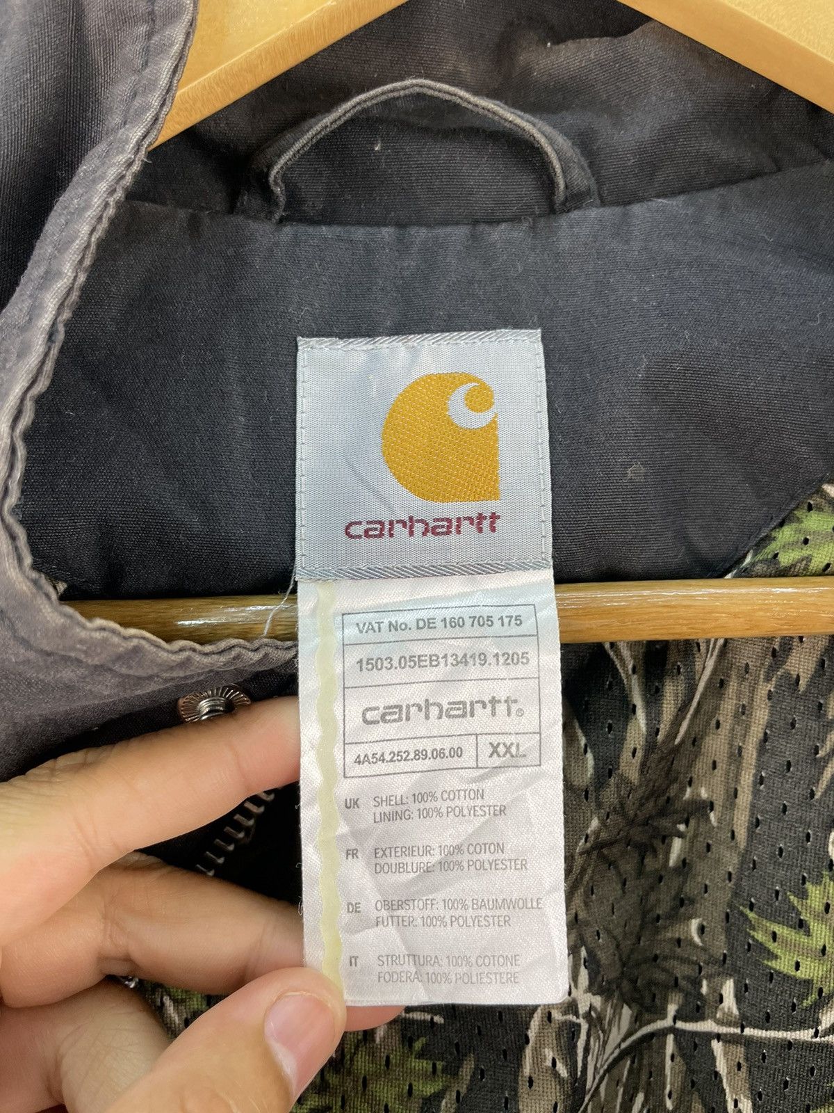 Carhartt Sunfaded Carhartt M65 Jacket Mossy Oak Lined Size US XXL / EU 58 / 5 - 4 Thumbnail