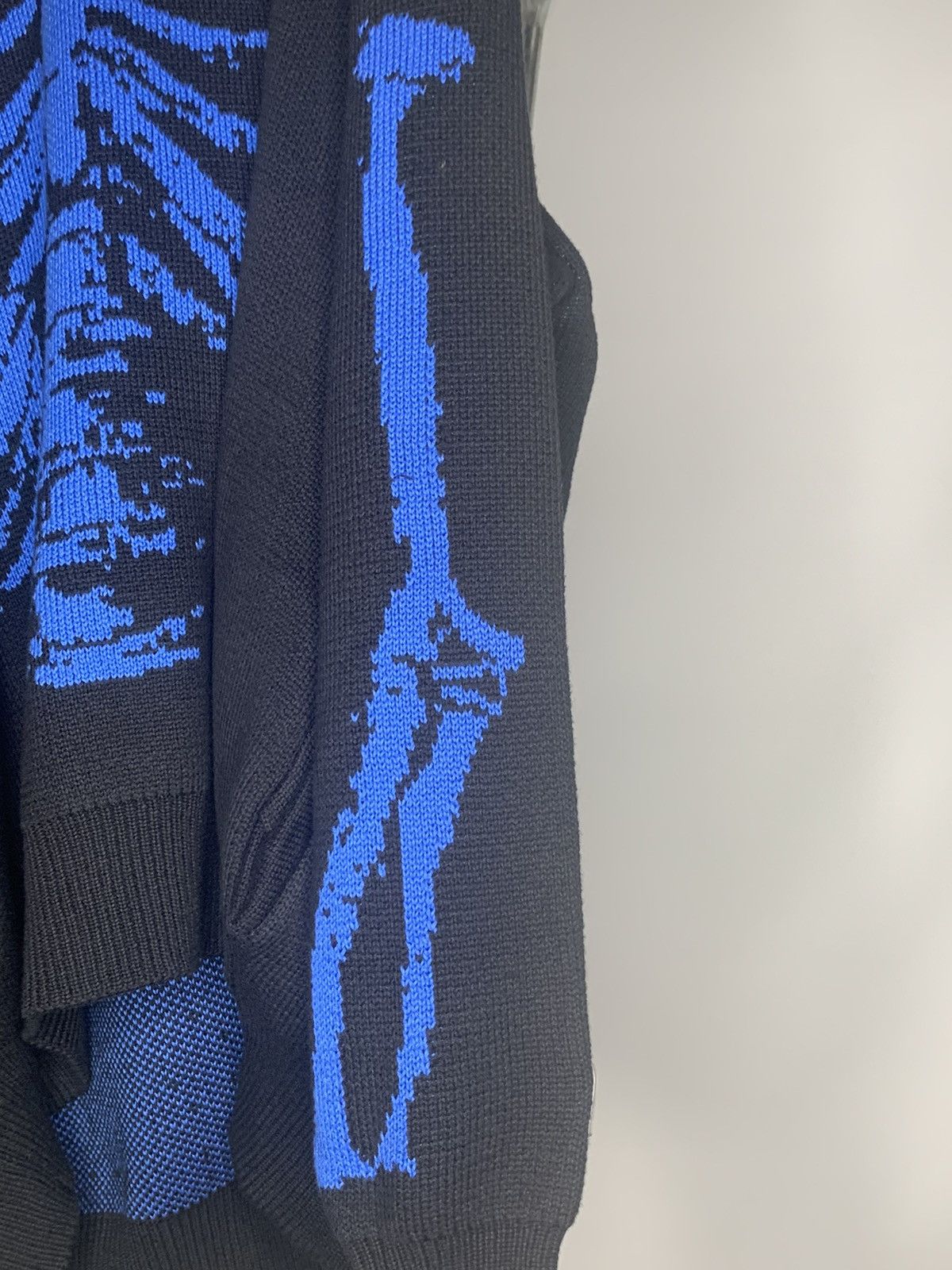 Bones Black and Blue Skeletal Knit Hoodie Size US L / EU 52-54 / 3 - 4 Thumbnail