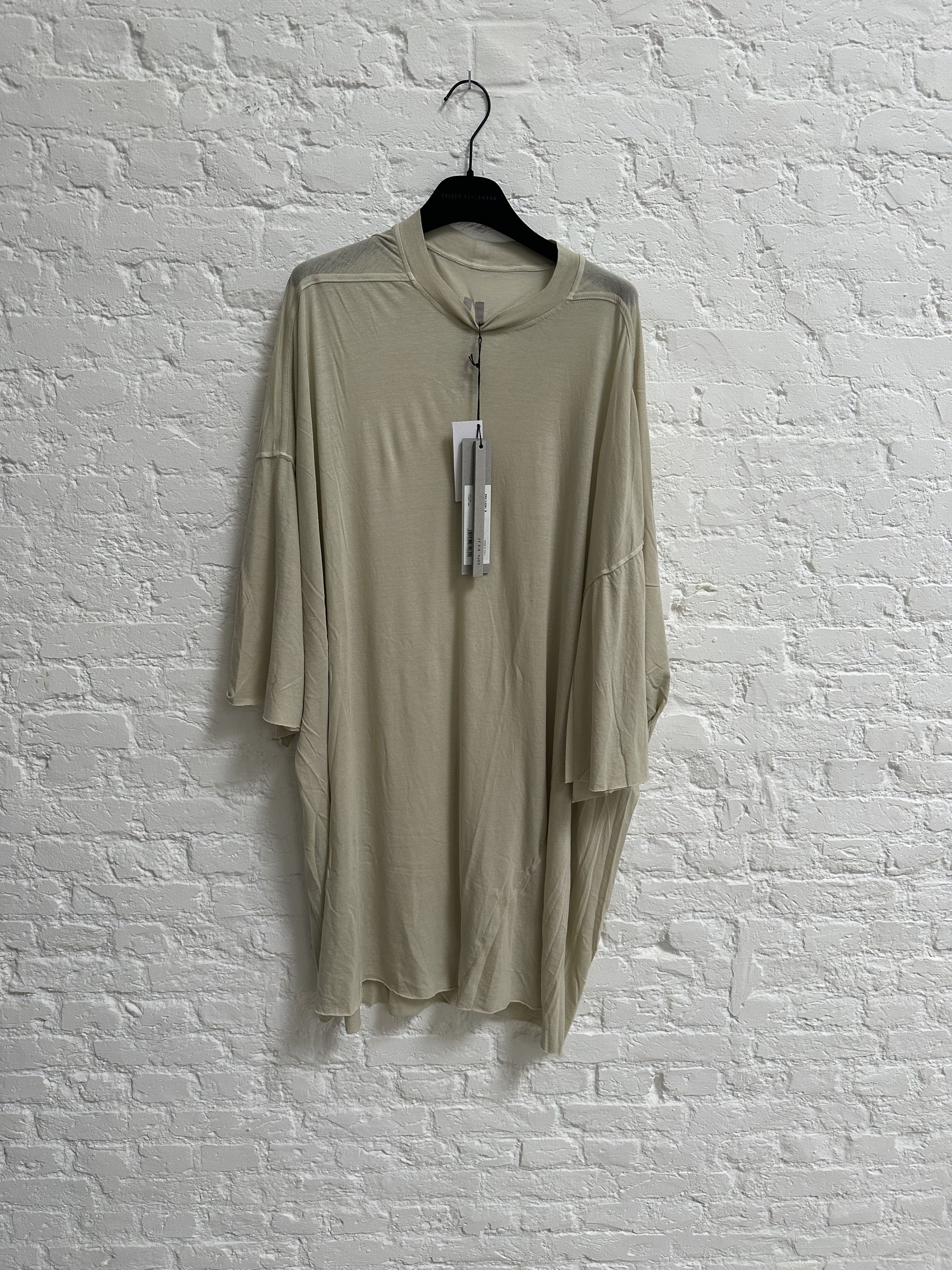 image of Rick Owens Tommy T One Size in Beige, Men's