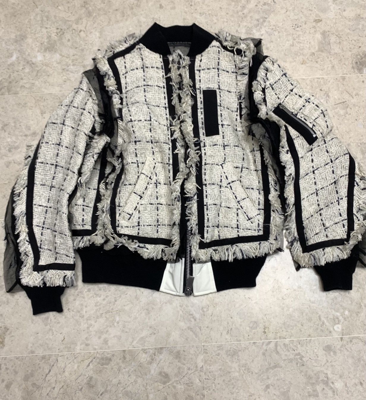 Sacai Sacai oversjze ladies's ma-1 blouson jacket Size S / US 4 / IT 40 - 1 Thumbnail