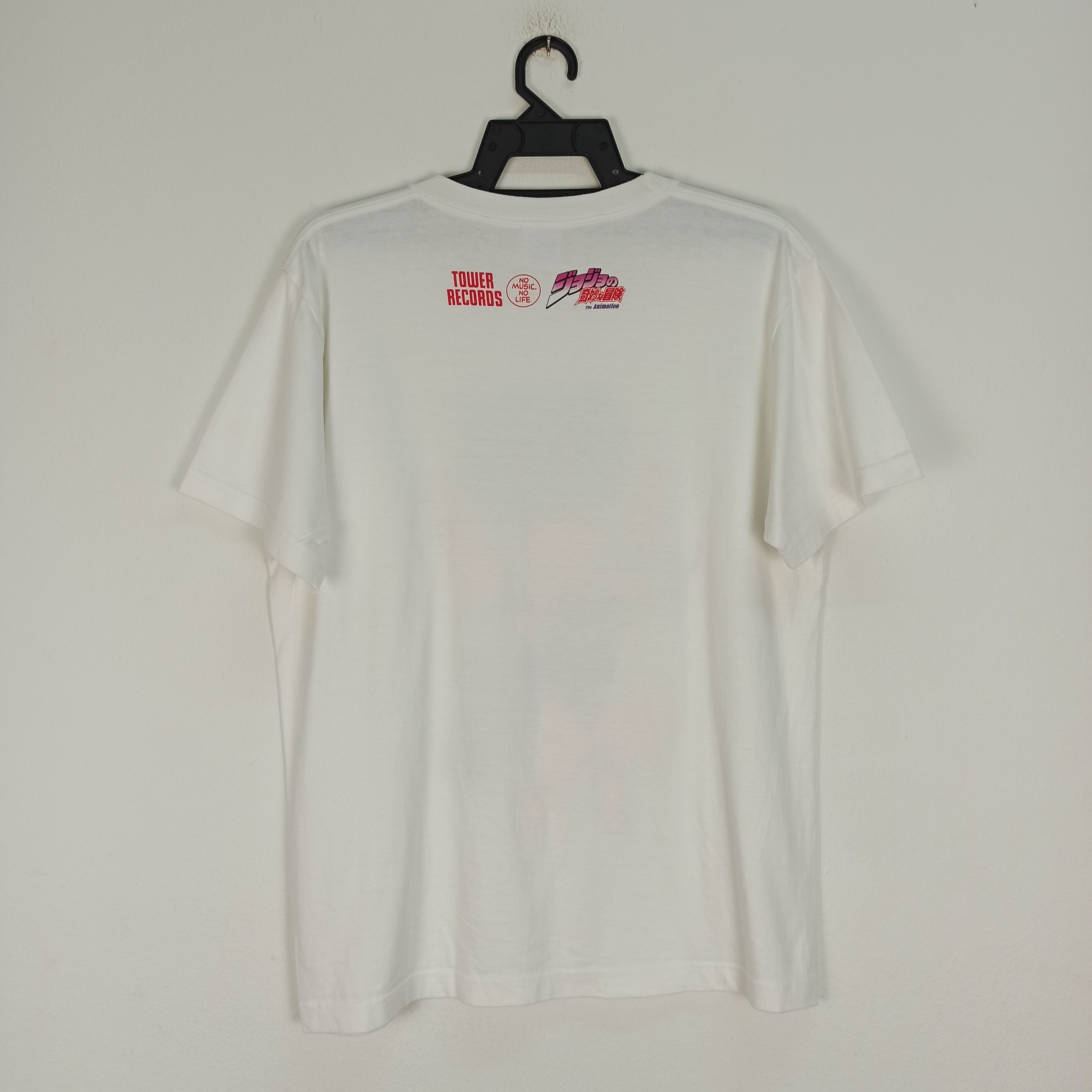 Anime Anime Iggy: JoJo's Bizarre Adventure X Tower Records Tshirt Size US M / EU 48-50 / 2 - 5 Thumbnail